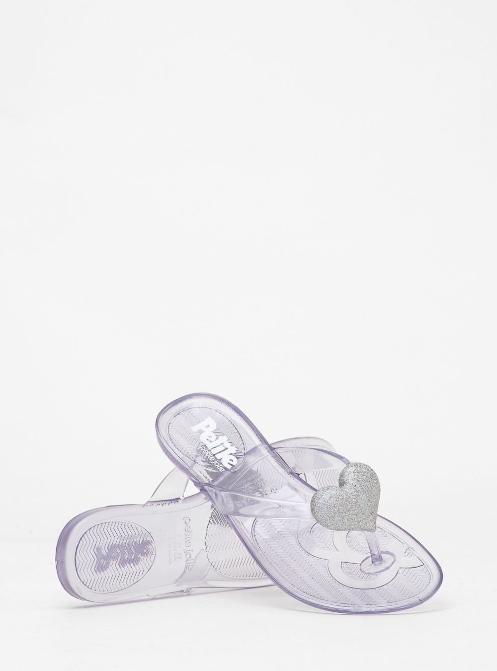 Chinelo Infantil Petite Jolie Lucky In Translúcido PJ7691IN Prata 4