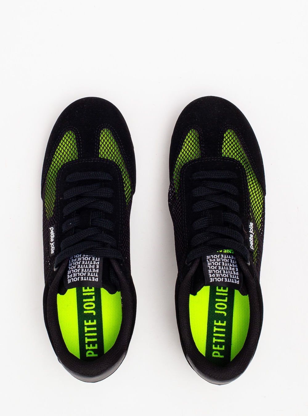Tênis Petite Jolie Flat Sneaker Preto PJ7698 Preto 3