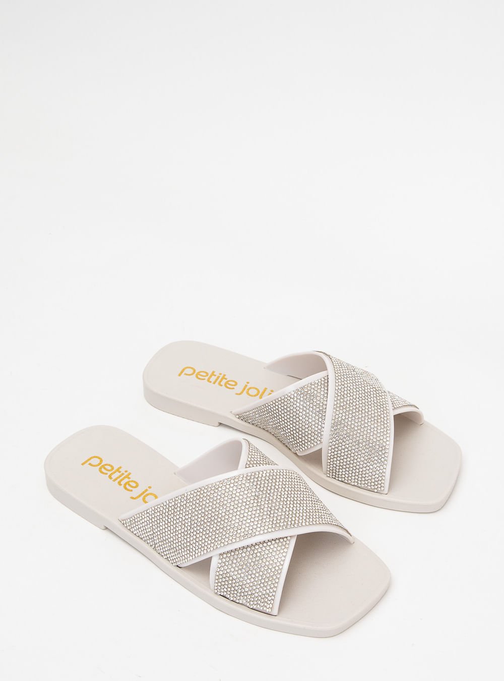 Chinelo Petite Jolie Vibe White PJ7702 Branco 3