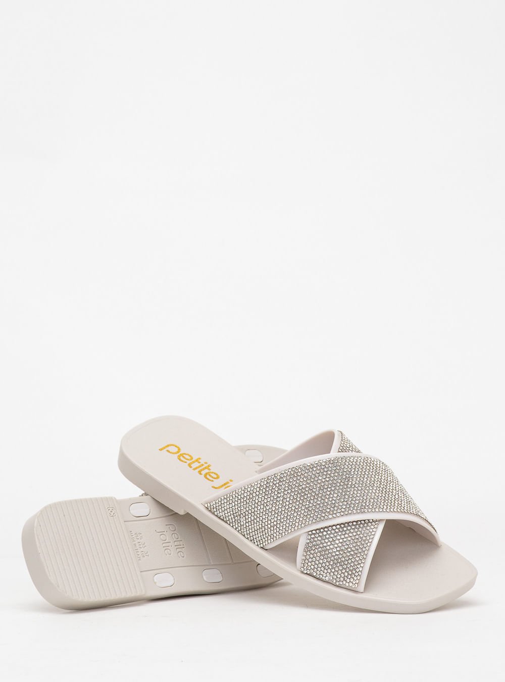 Chinelo Petite Jolie Vibe White PJ7702 Branco 6