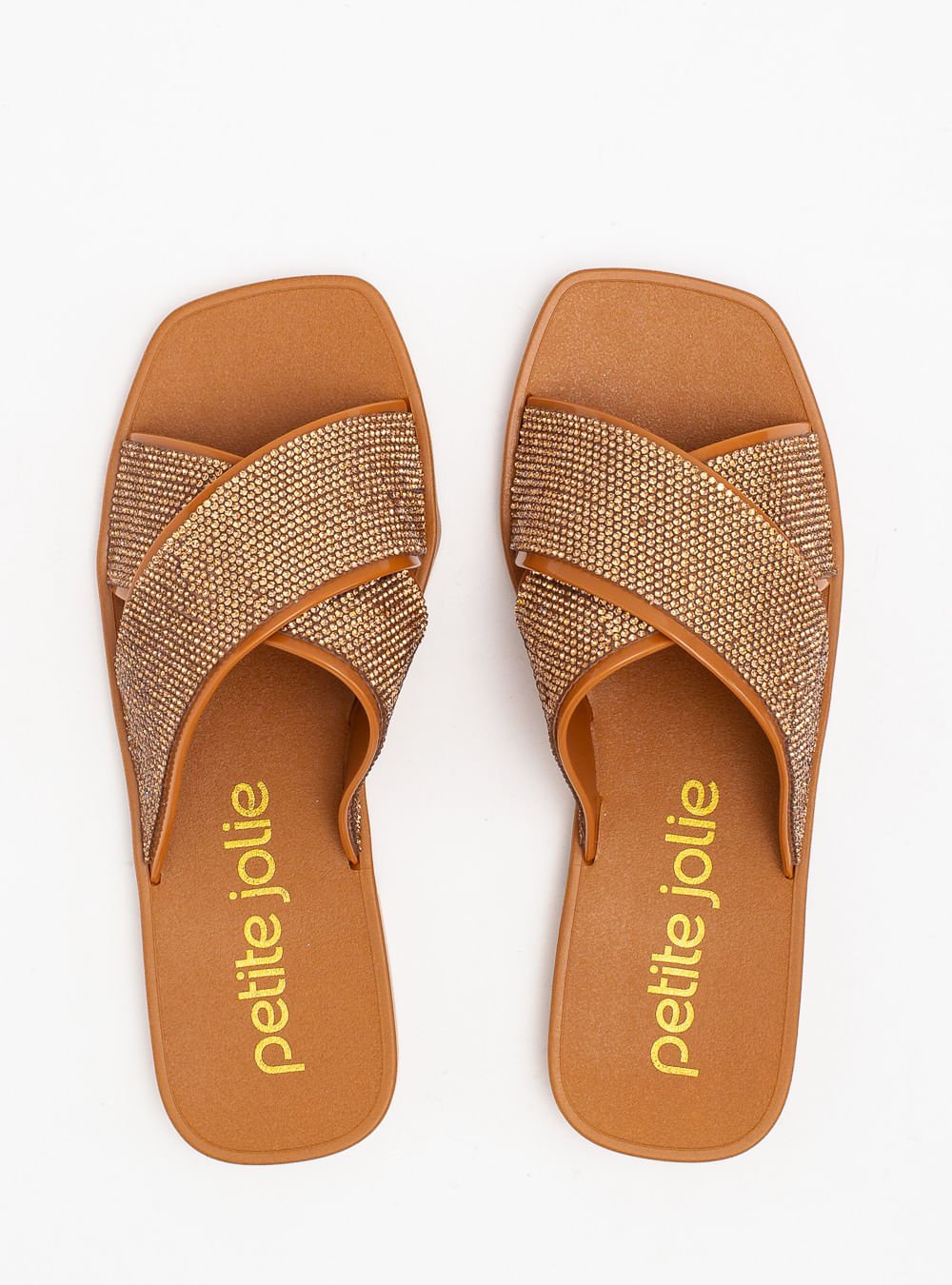 Chinelo Petite Jolie Vibe Doce De Leite PJ7702 Marrom 3