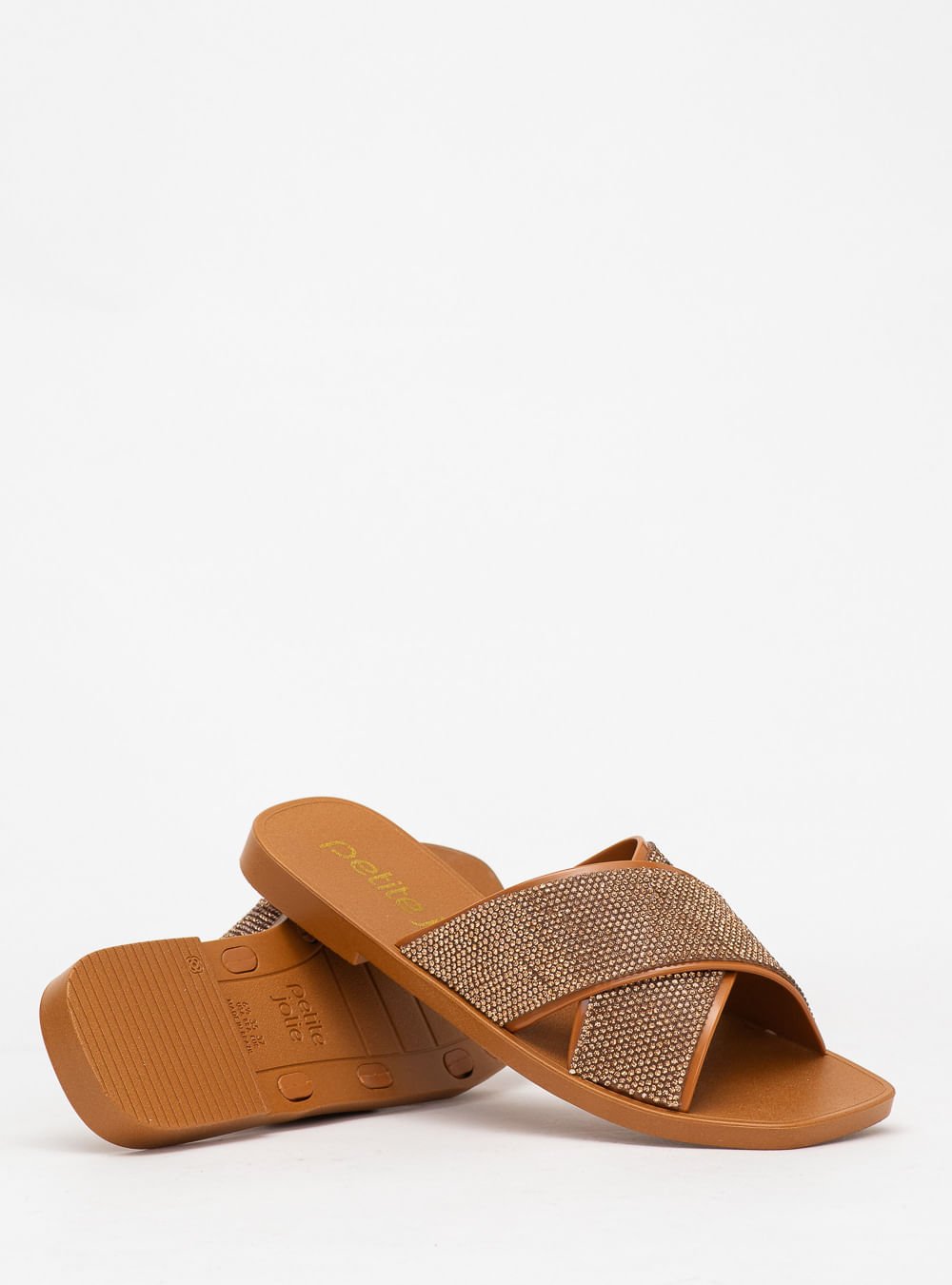 Chinelo Petite Jolie Vibe Doce De Leite PJ7702 Marrom 5