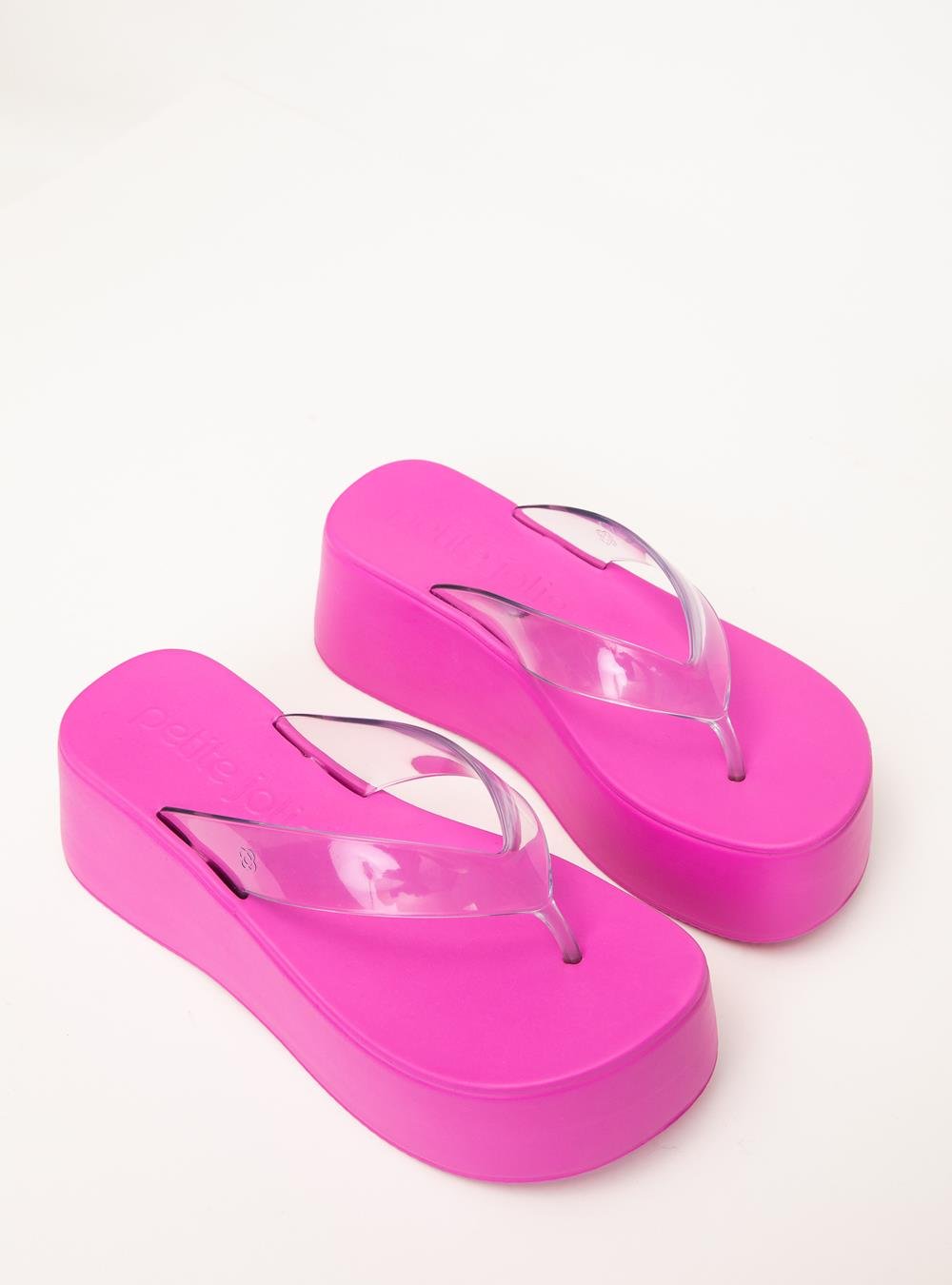 Chinelo Petite Jolie Plus II Translúcido/Fucsia PJ7703 Rosa 4