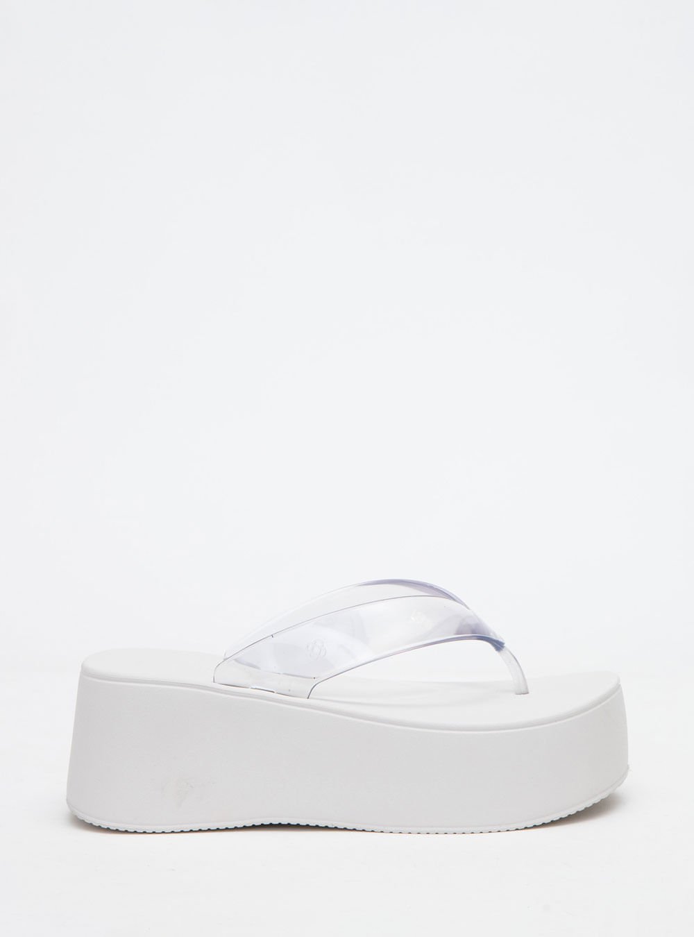 Chinelo Petite Jolie Plus II Translúcido/White PJ7703