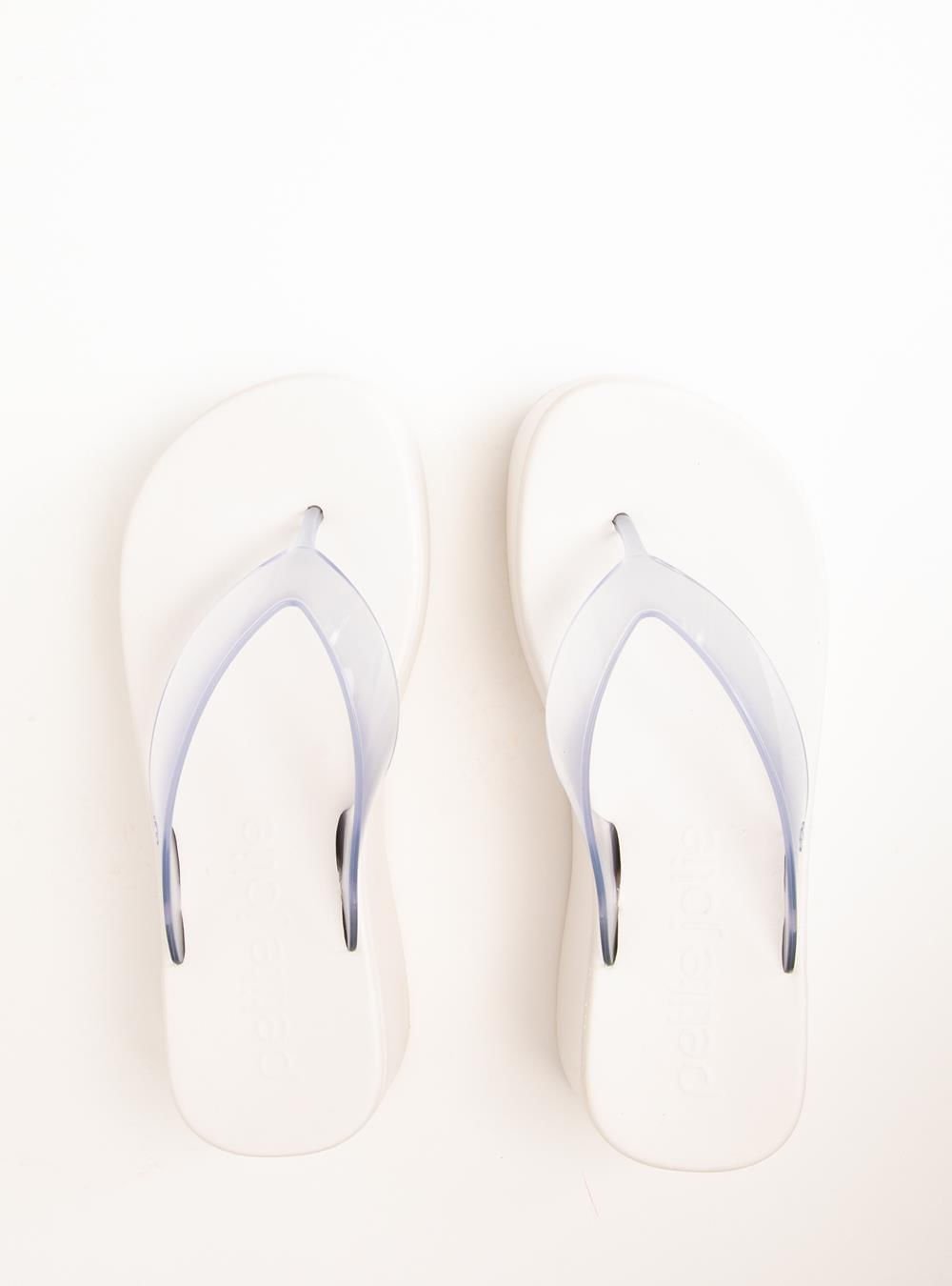 Chinelo Petite Jolie Plus II Translúcido/White PJ7703 Branco 3