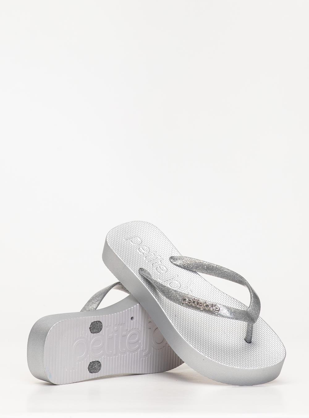 Chinelo Petite Jolie Fresh Up Full Glitter Prata PJ7705 Prata 4