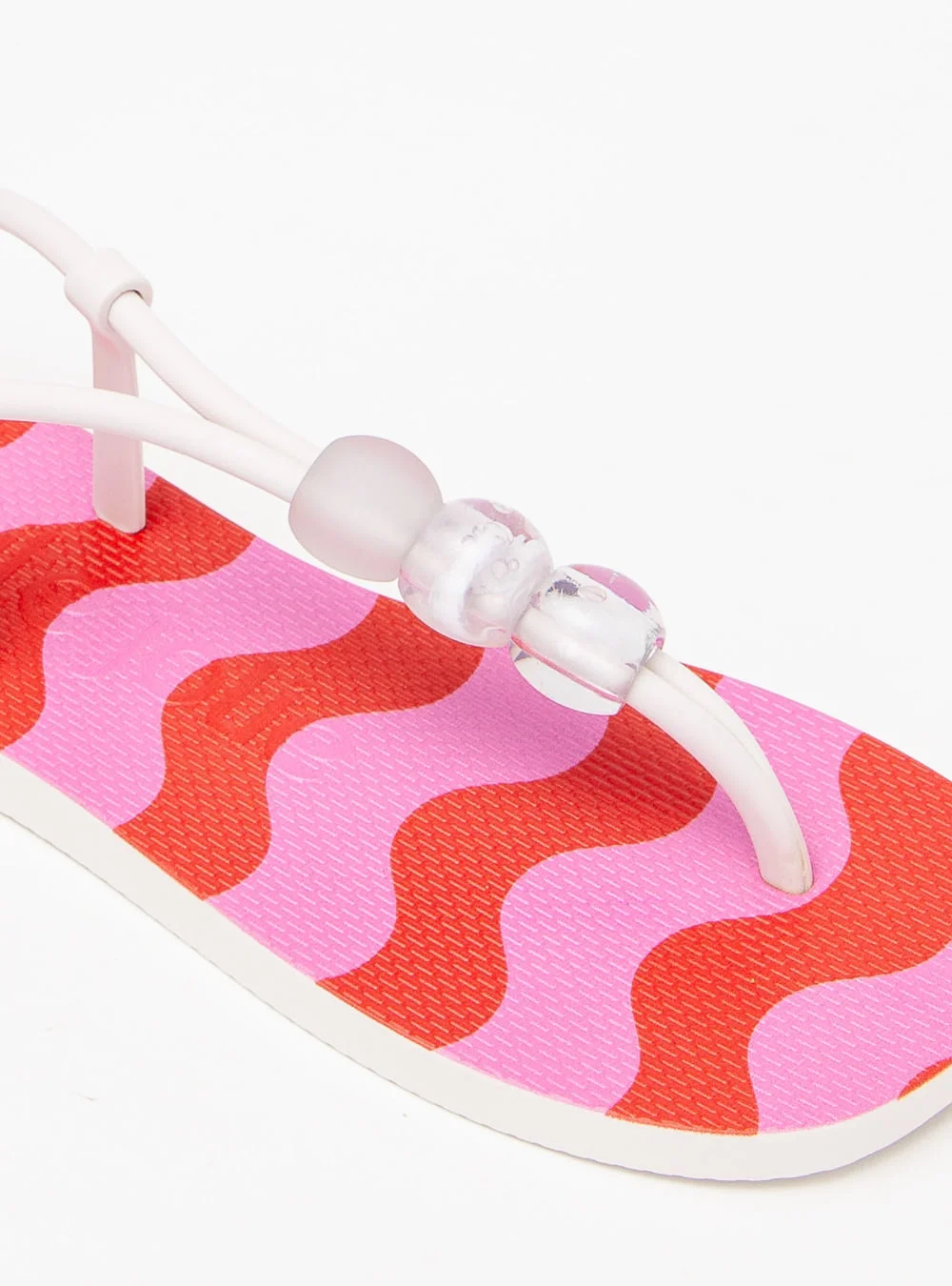 Sandália Petite Jolie Refresh Sandal Listras 8 PJ7707 Rosa/Vermelho 4