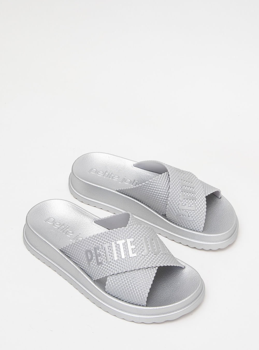 Chinelo Petite Jolie Smash Metalizado Prata PJ6812IIA Prata 2