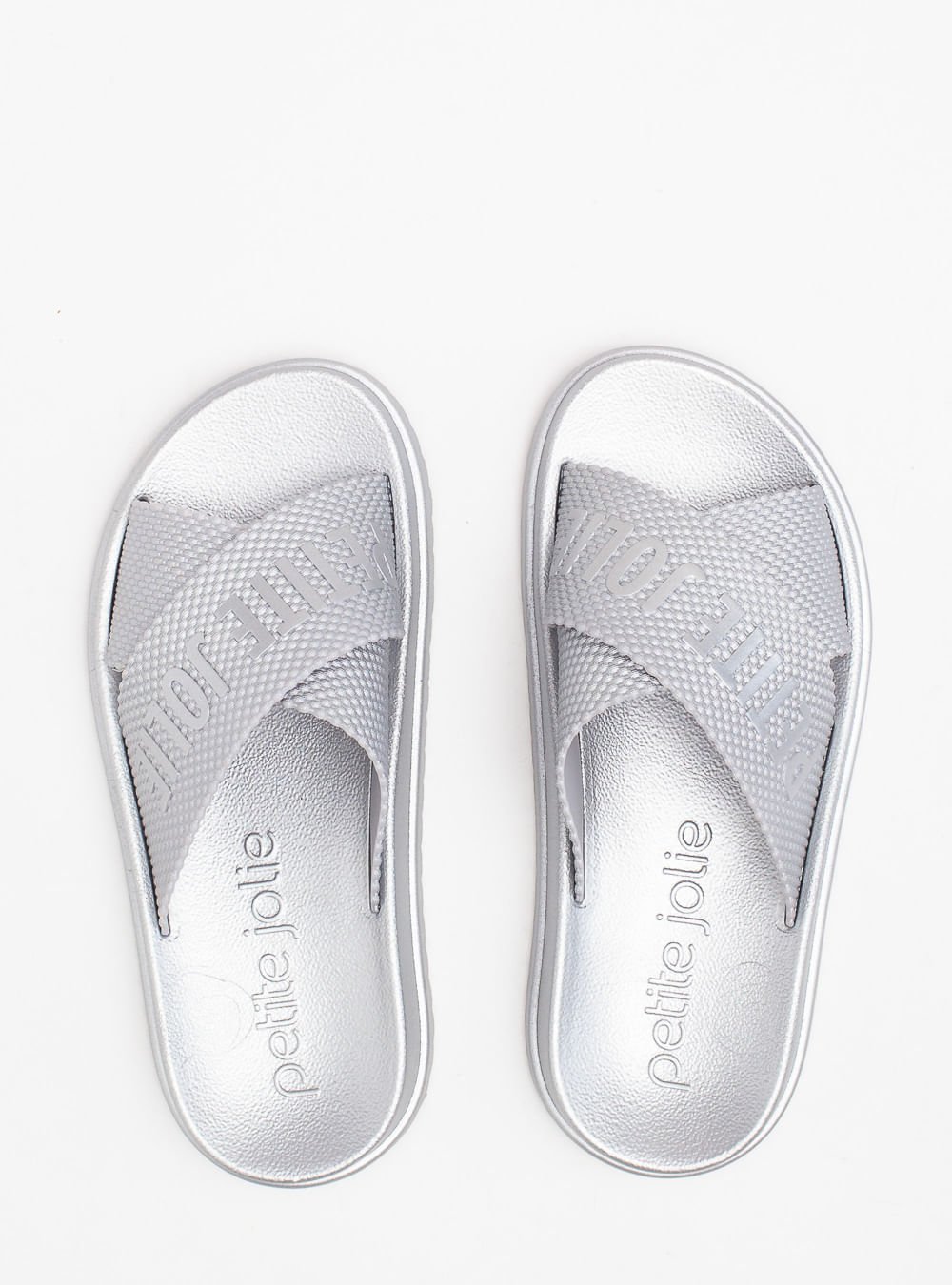Chinelo Petite Jolie Smash Metalizado Prata PJ6812IIA Prata 3