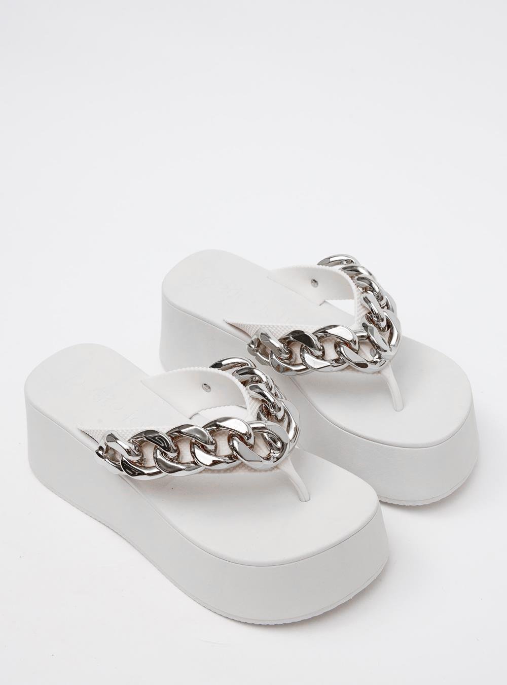 Chinelo Petite Jolie Plus II White/Níquel PJ7350II Branco 2