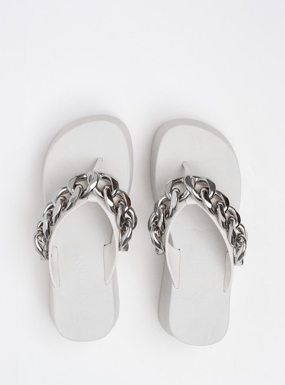 Chinelo Petite Jolie Plus II White/Níquel PJ7350II Branco 3