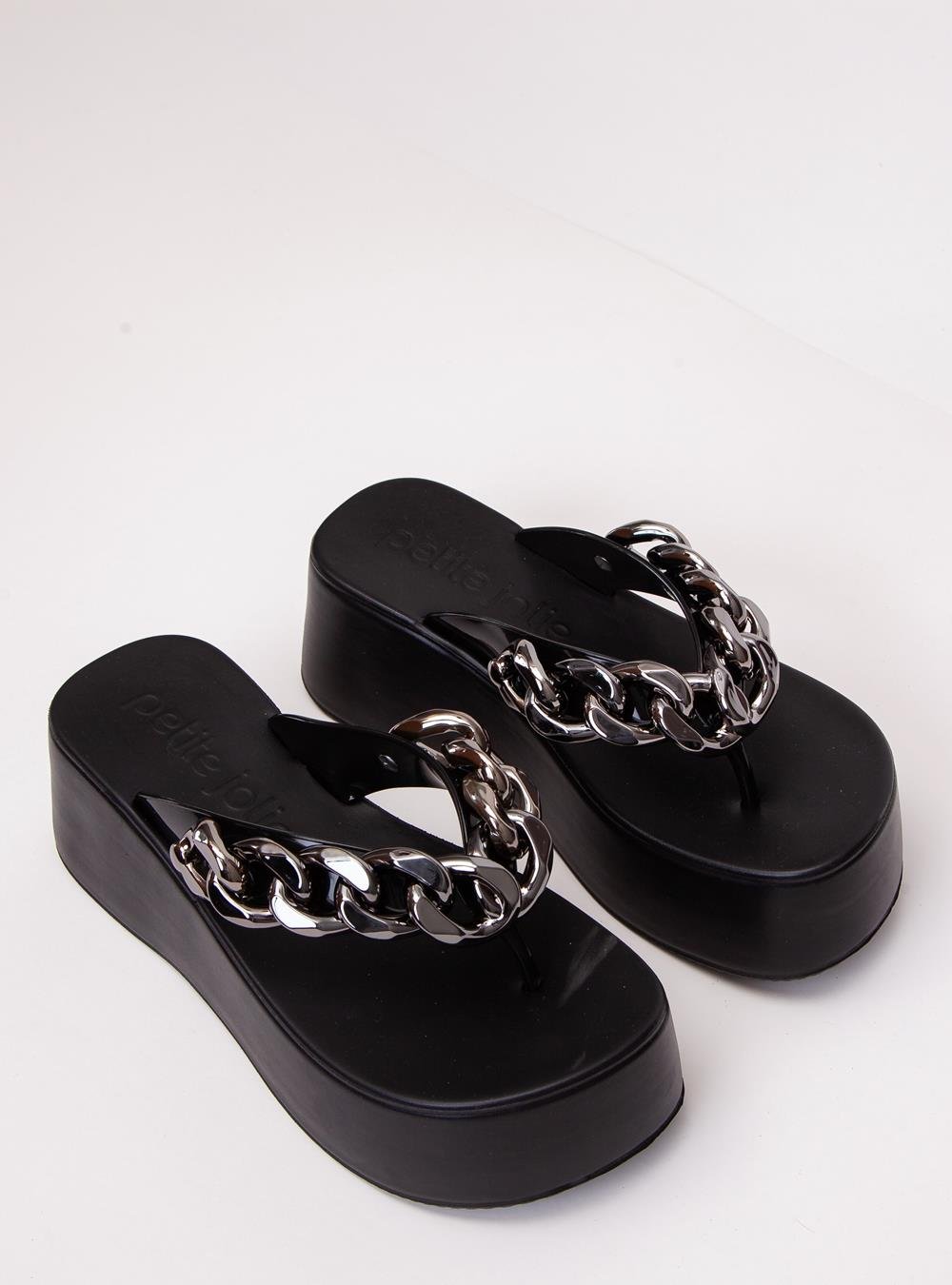 Chinelo Petite Jolie Plus II Preto/Grafite PJ7350II Preto 4