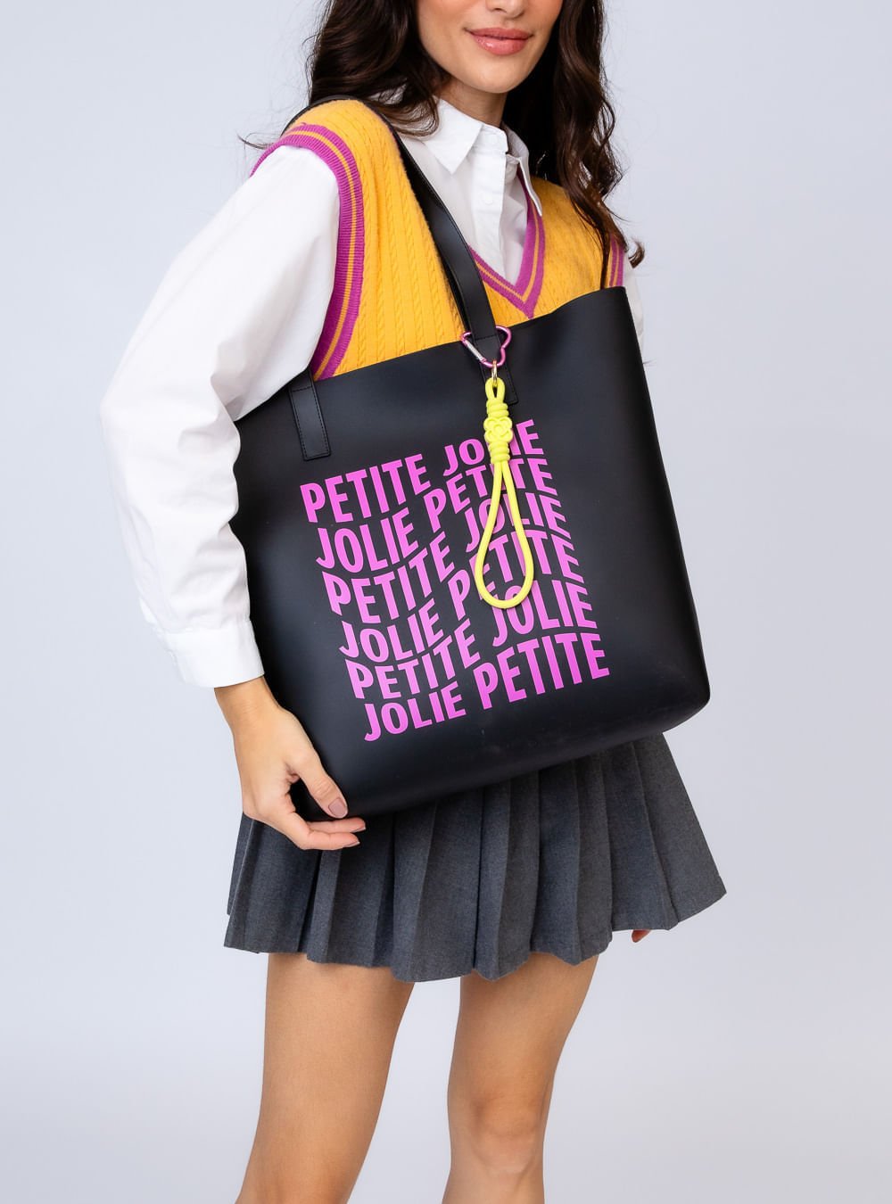 Bolsa Petite Jolie Amalfi Preto PJ11341 Preto 5