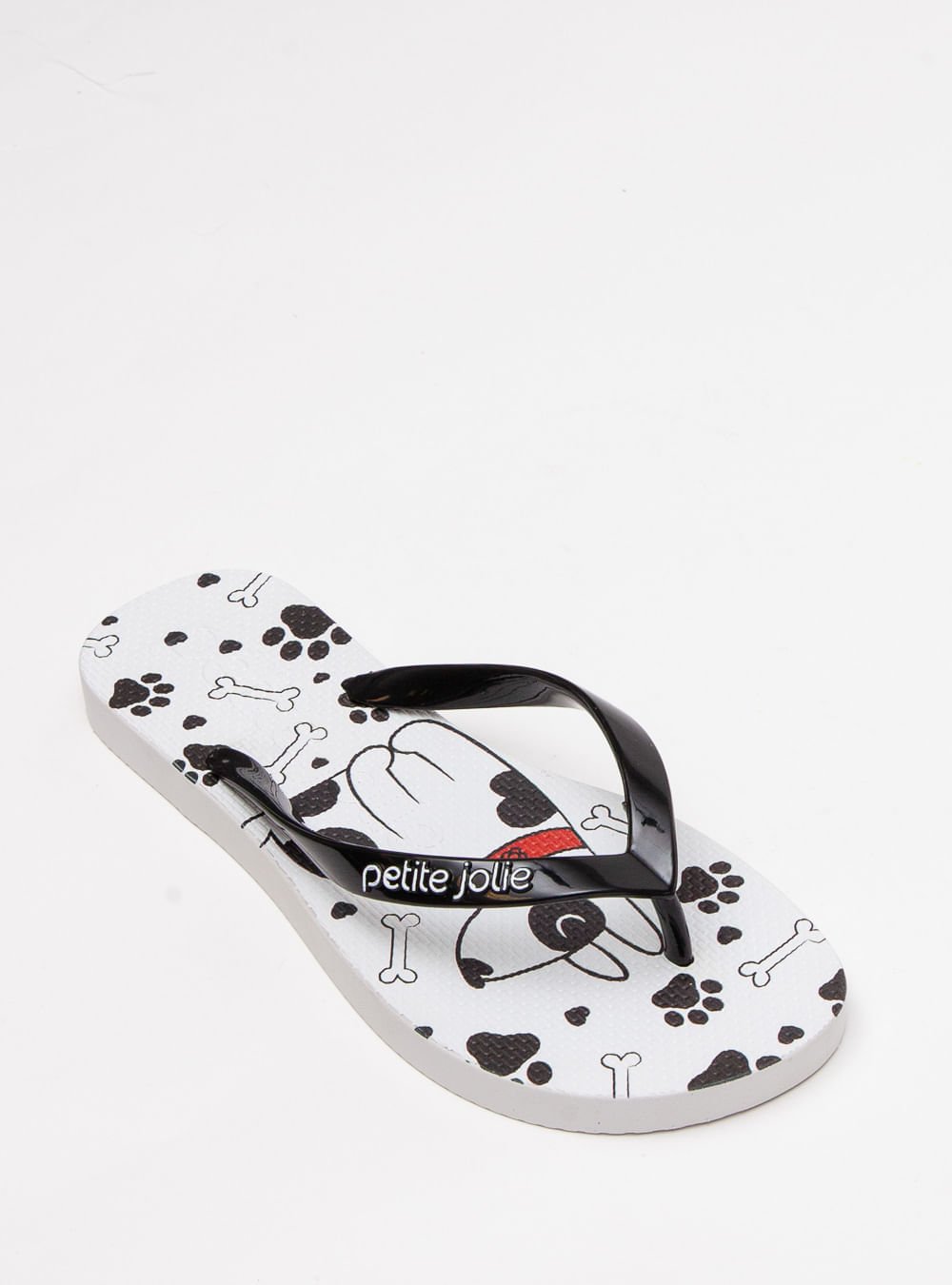 Chinelo Petite Jolie Fresh Preto/White/Dog 7 PJ6969 Preto 4