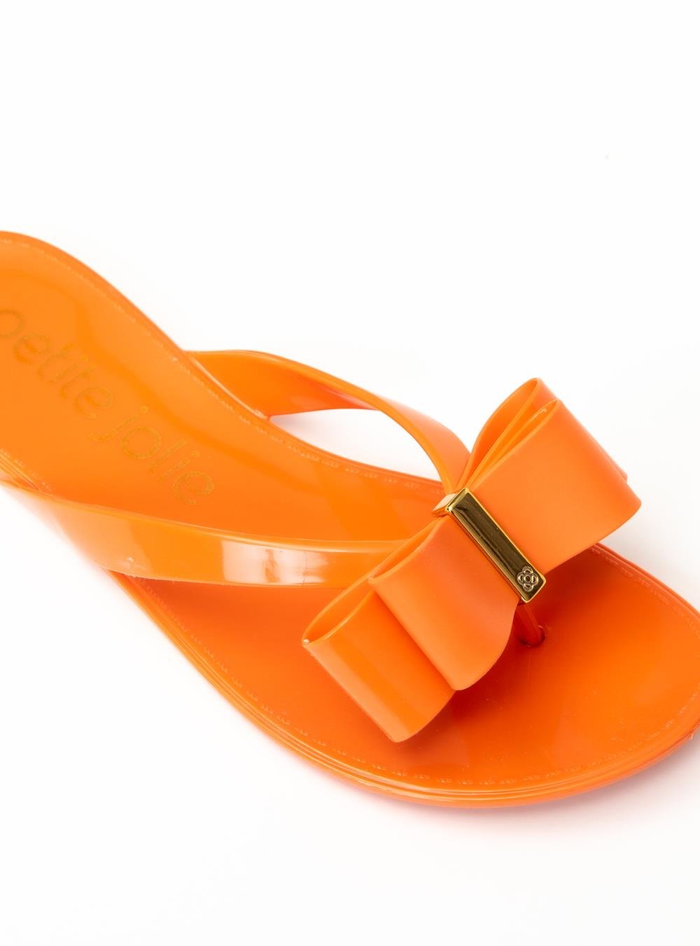 Chinelo Petite Jolie Lucky Laranja Tangerina PJ5585 Laranja 3