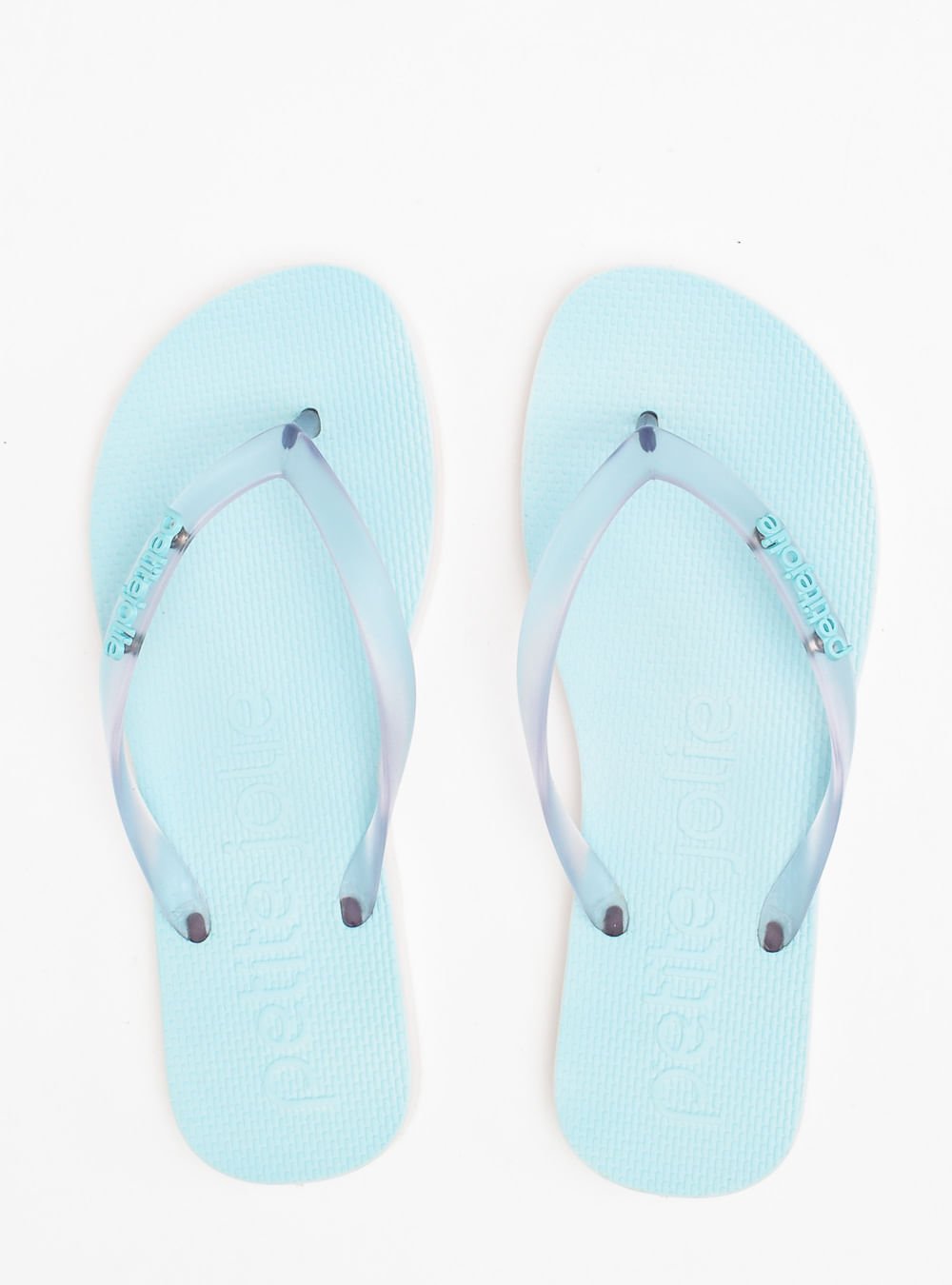 Chinelo Petite Jolie Fresh Translúcido/Bubble Blue PJ7701