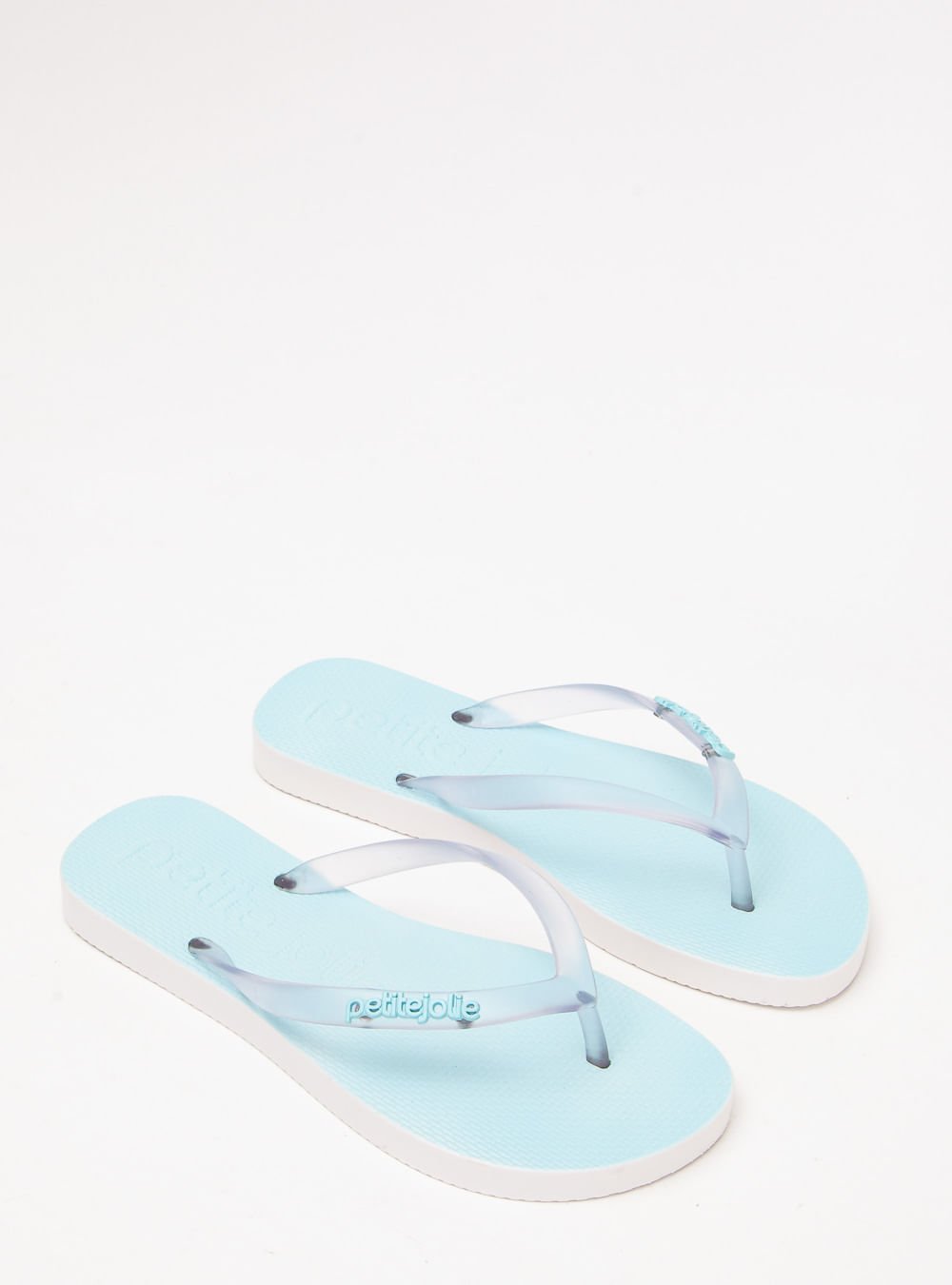 Chinelo Petite Jolie Fresh Translúcido/Bubble Blue PJ7701 Azul 2