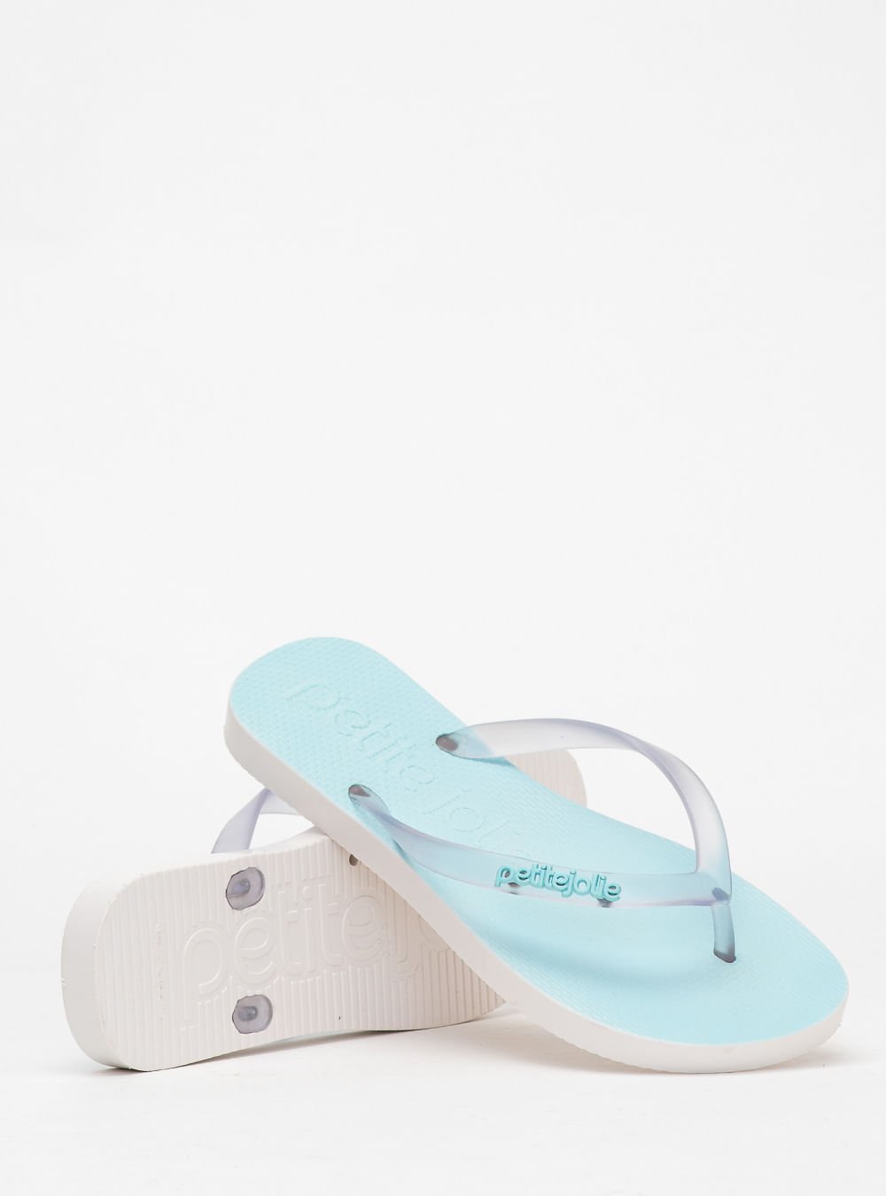 Chinelo Petite Jolie Fresh Translúcido/Bubble Blue PJ7701 Azul 5