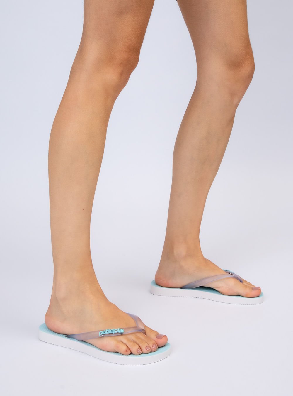 Chinelo Petite Jolie Fresh Translúcido/Bubble Blue PJ7701 Azul 6