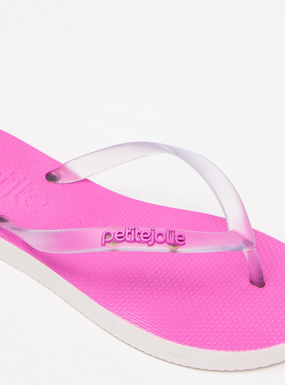 Chinelo Petite Jolie Fresh Translúcido/Fucsia PJ7701 Rosa 4