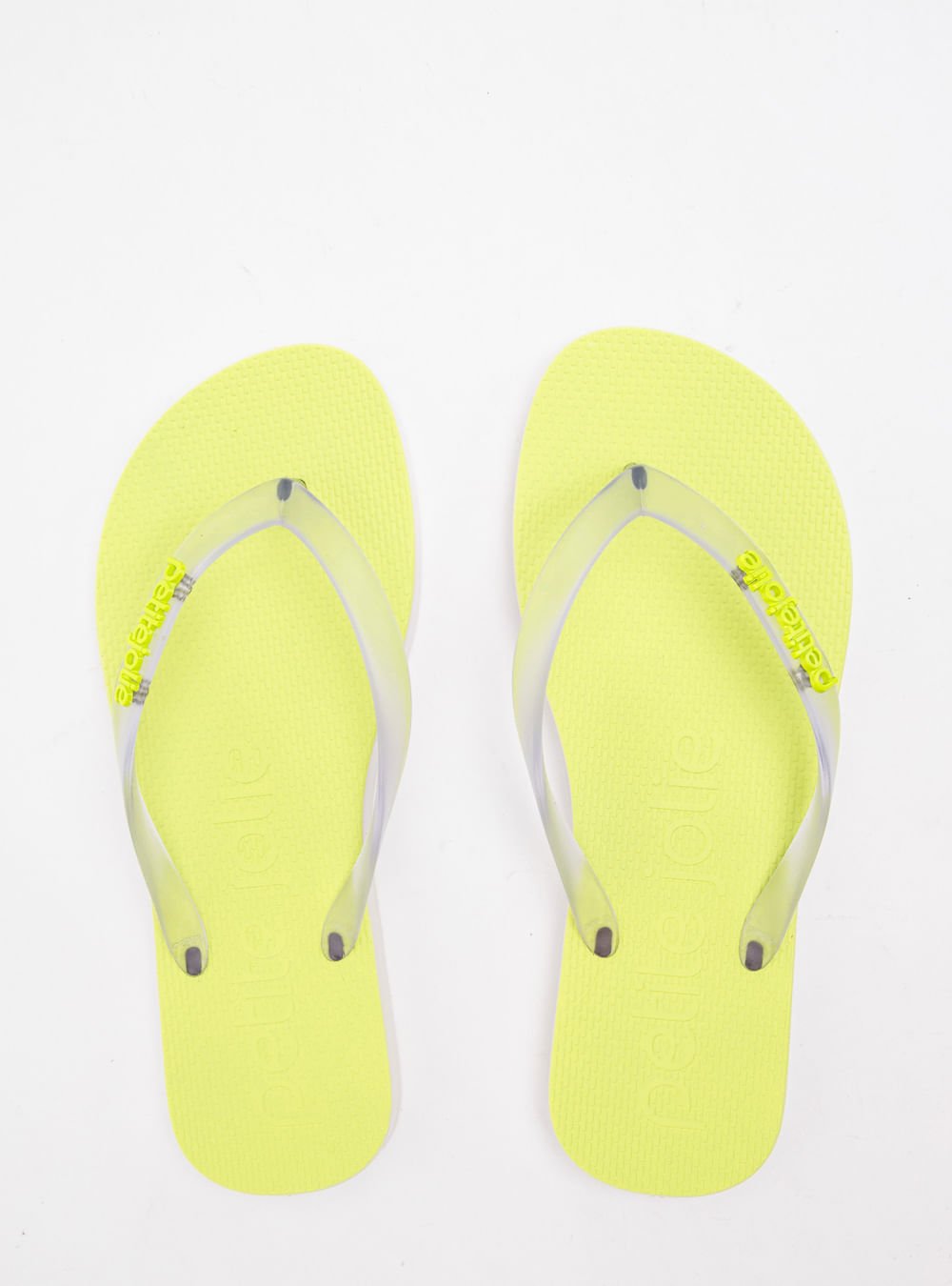 Chinelo Petite Jolie Fresh Translúcido/Limão PJ7701