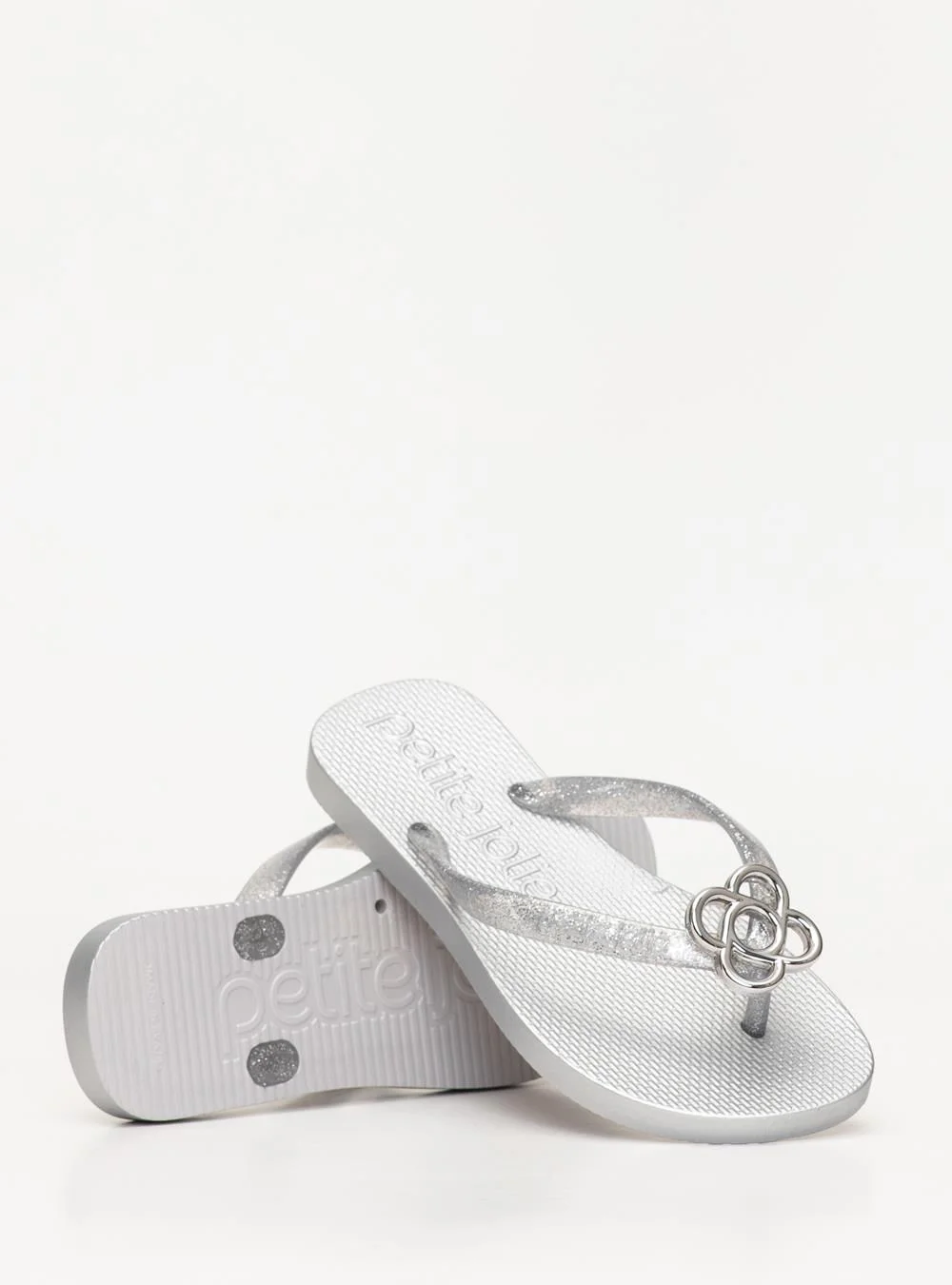 Chinelo Petite Jolie Fresh IN Full Glitter Prata PJ7704IN Prata 3