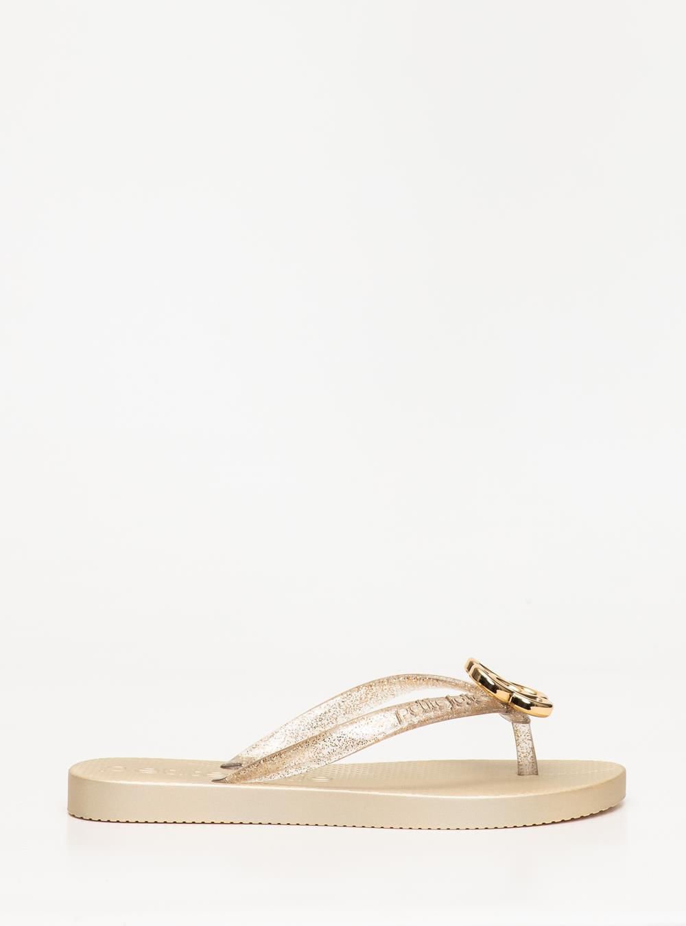 Chinelo Petite Jolie Fresh IN Glitter Ouro Light PJ7704IN Dourado 3