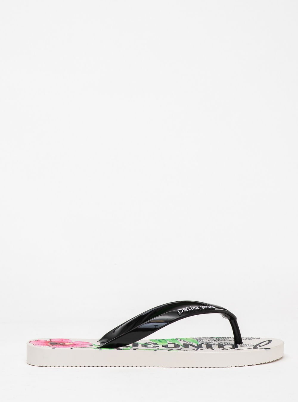 Chinelo Petite Jolie Fresh Preto/White/Frutas 3 PJ6969 Preto 3