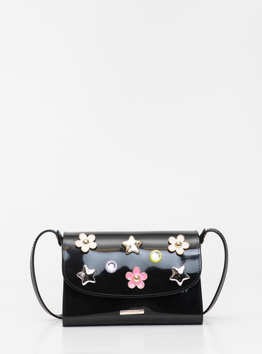 Bolsa Infantil Petite Jolie Alicia In Preto PJ11382IN