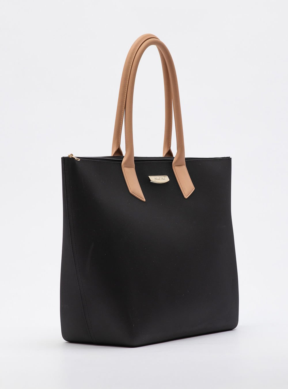 Bolsa Petite Jolie Big Shopping Preto/Doce De Leite PJ11275 Preto 3