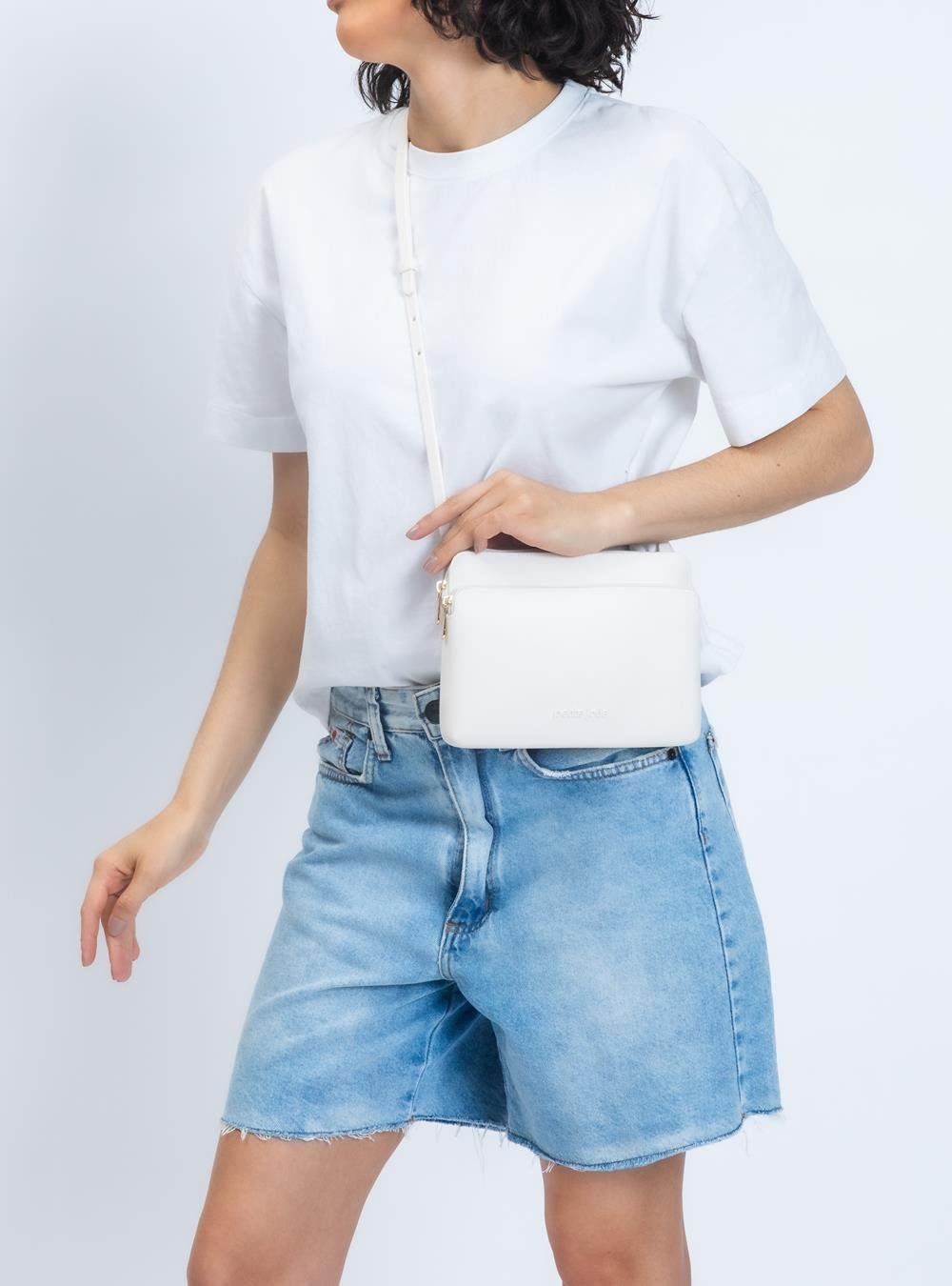 Bolsa Petite Jolie Becky II Creme PJ11113 Bege 4