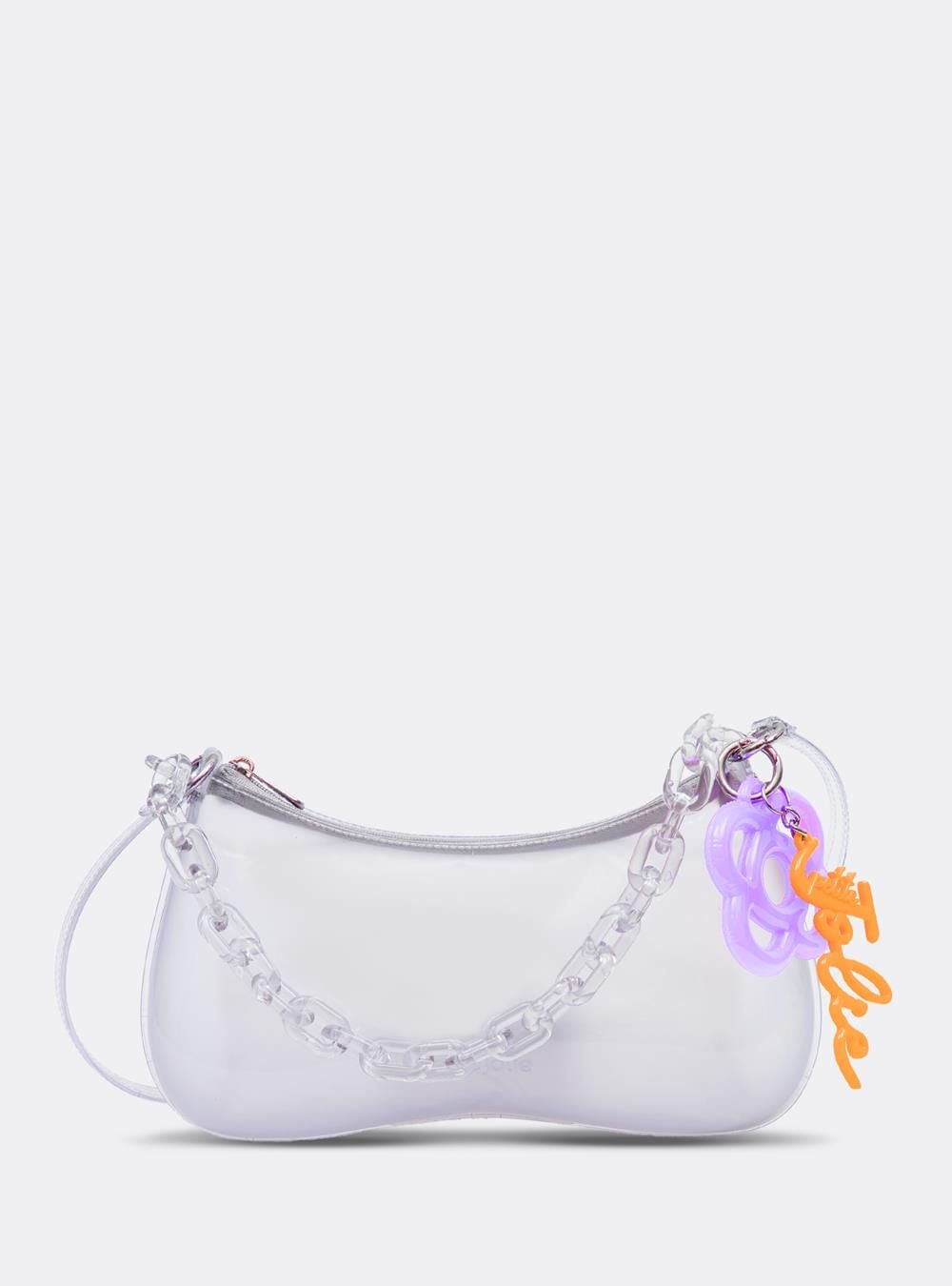 Bolsa Petite Jolie Icon Bag Translúcido/Lilac PJ11182 Transparente 4