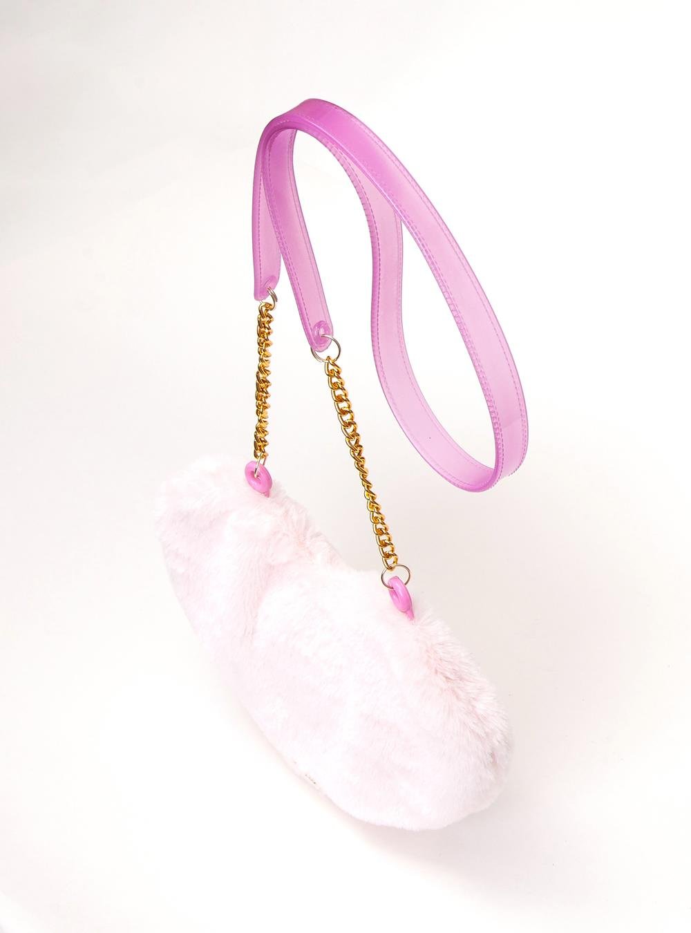 Bolsa Petite Jolie Love Fur Bag In Chiclete PJ11379IN Rosa 2