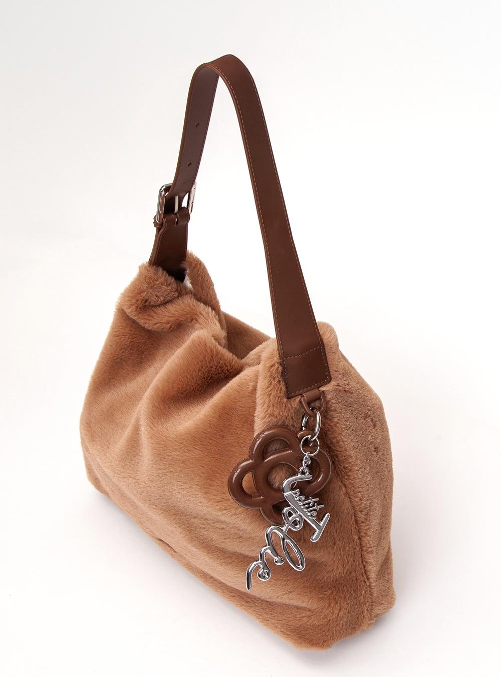 Bolsa Petite Jolie Fluffy Bag Chocolate PJ11376 Chocolate 2