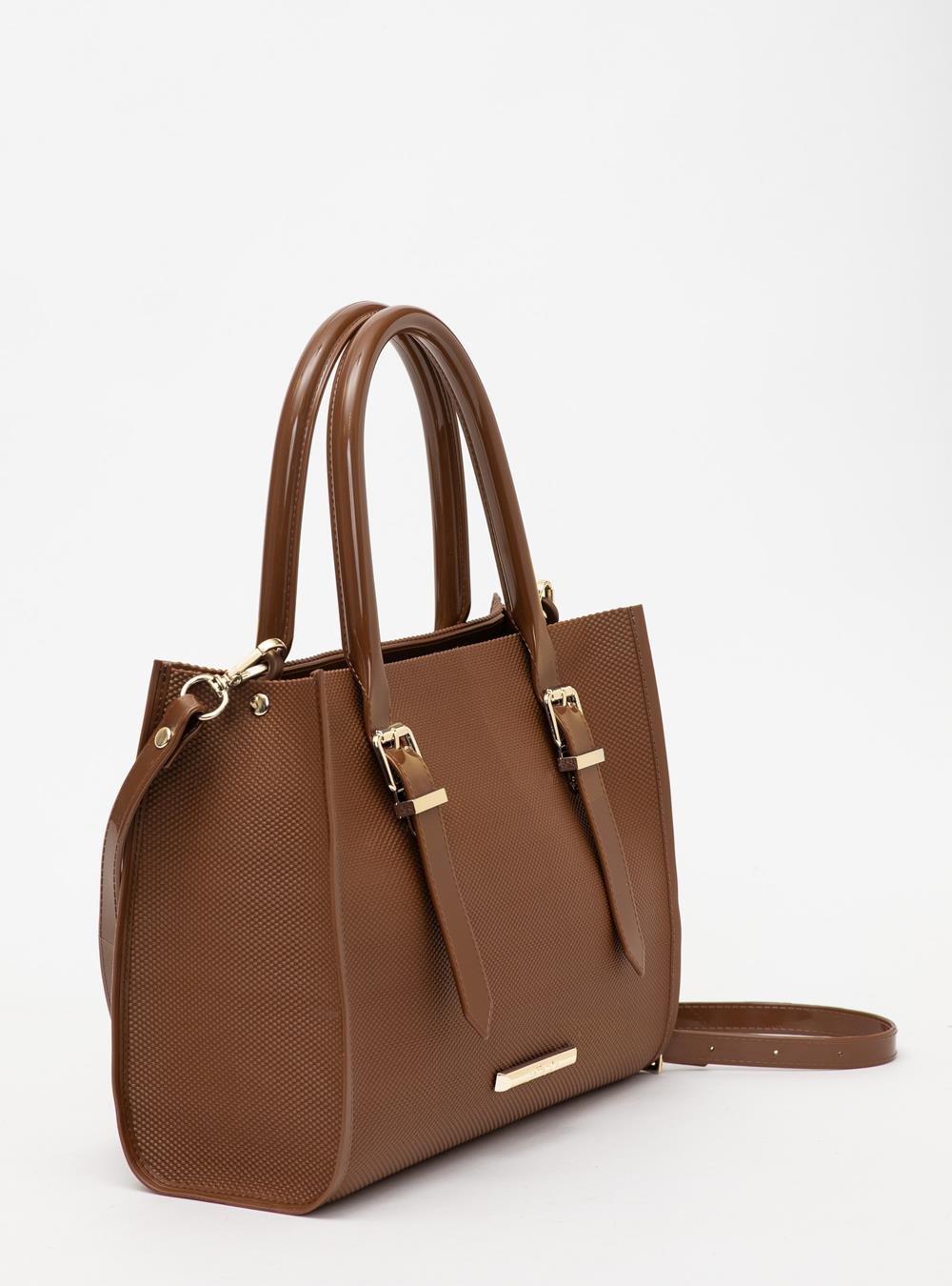 Bolsa Petite Jolie Heaven Chocolate/Ouro PJ11160 Marrom 3