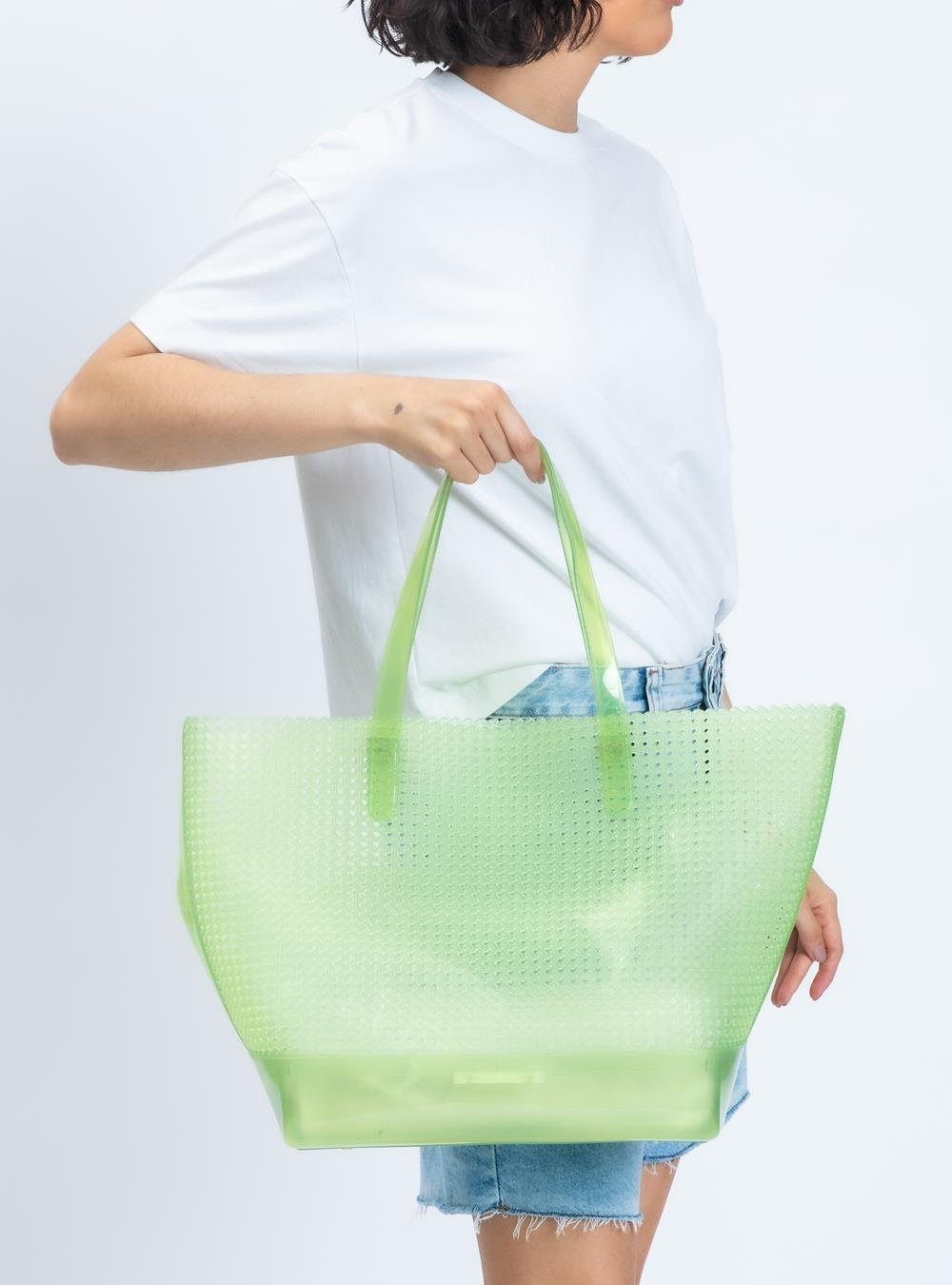 Bolsa Petite Jolie Ibiza Limão Translúcido PJ10734B Verde 6