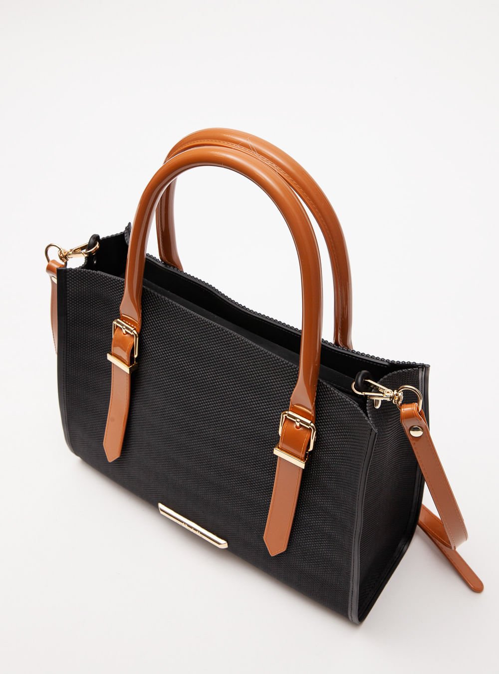 Bolsa Petite Jolie Heaven Preto/Doce De Leite PJ11160 Preto 3