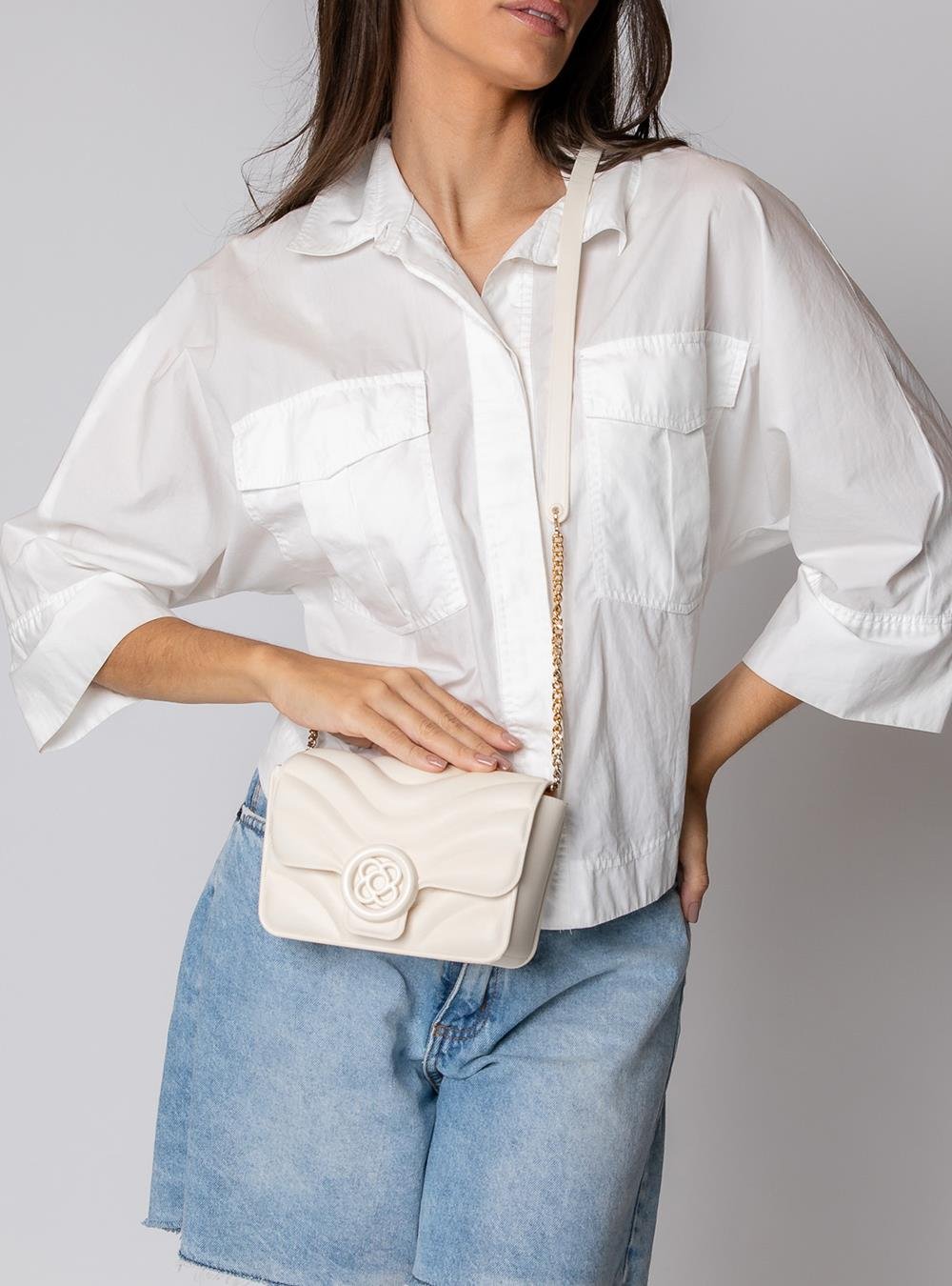 Bolsa Petite Jolie Sophy Creme PJ10980 Branco 6