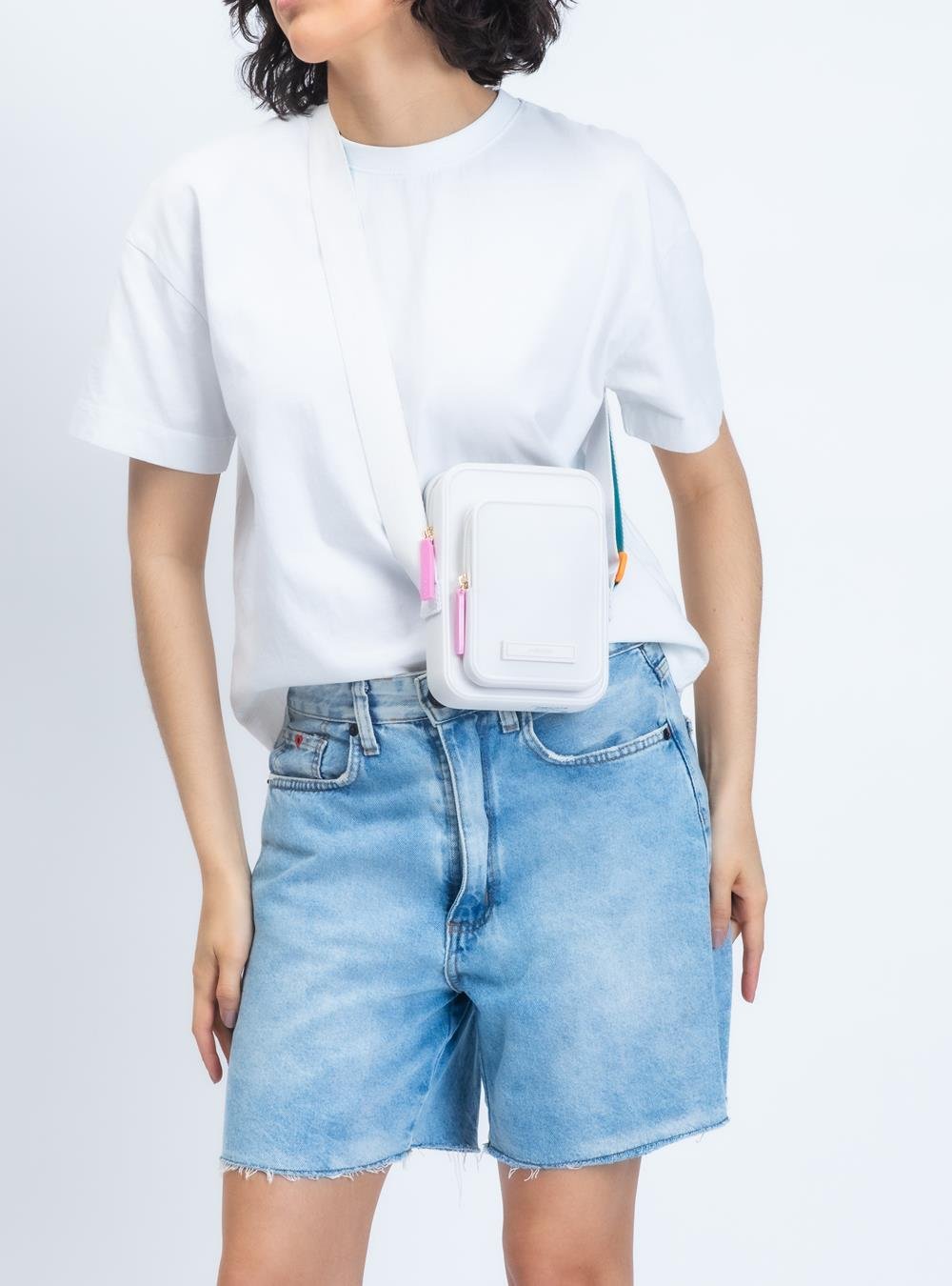 Bolsa Petite Jolie Ted White/Chiclete PJ10085 Branco 6