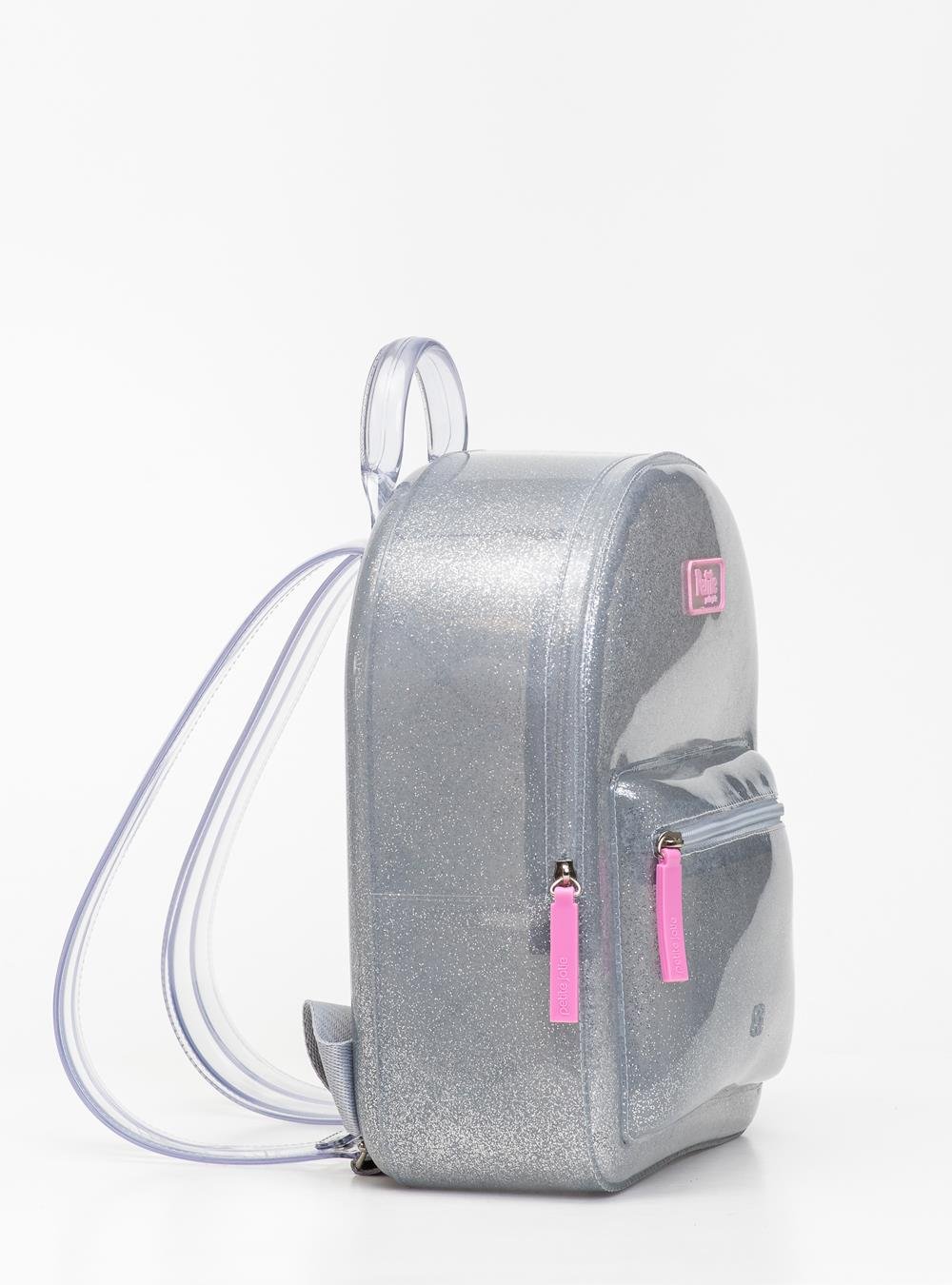 Mochila Infantil Lizzy In Full Glitter Prata PJ10582IN Prata 3