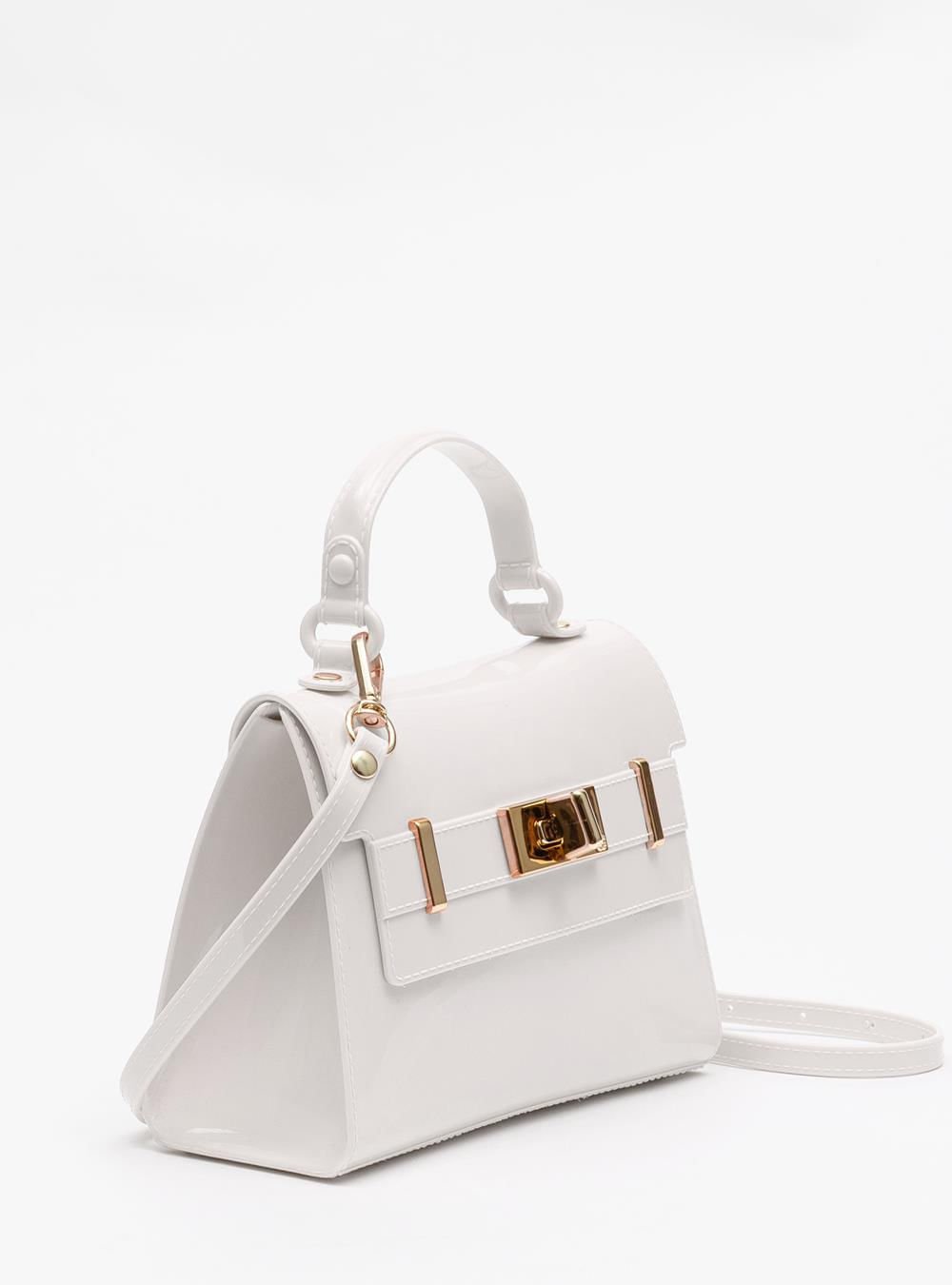 Bolsa Petite Jolie Mini Paris Creme PJ11232 Branco 3