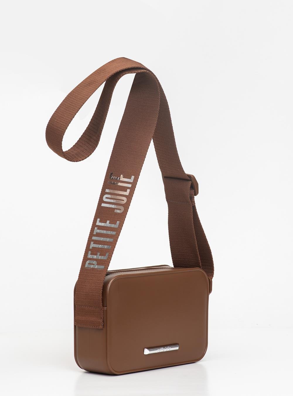 Bolsa Petite Jolie Pop Matte Chocolate/Ouro PJ11295 Marrom 5