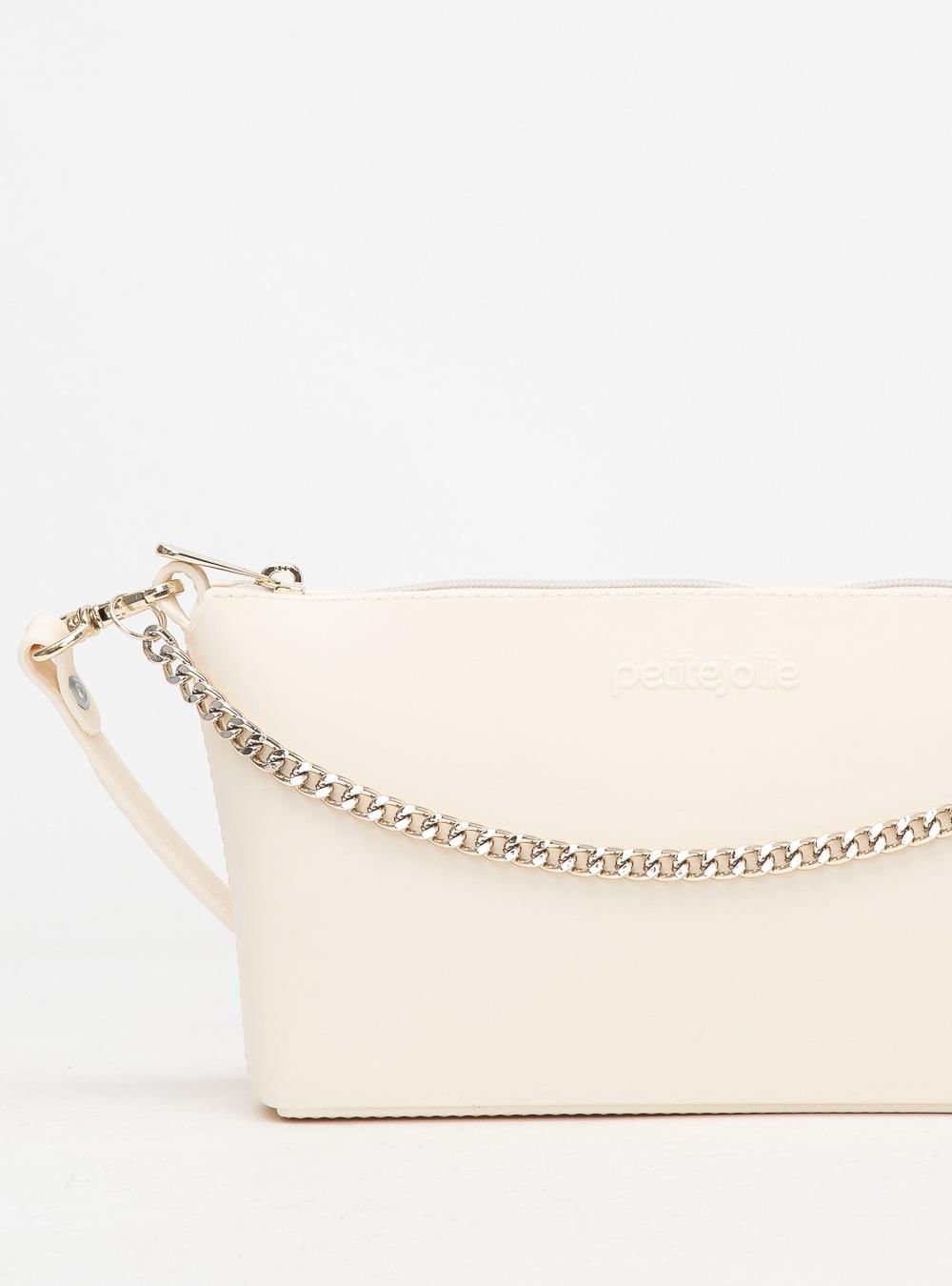 Bolsa Petite Jolie Sasha Creme PJ11339 Bege 4