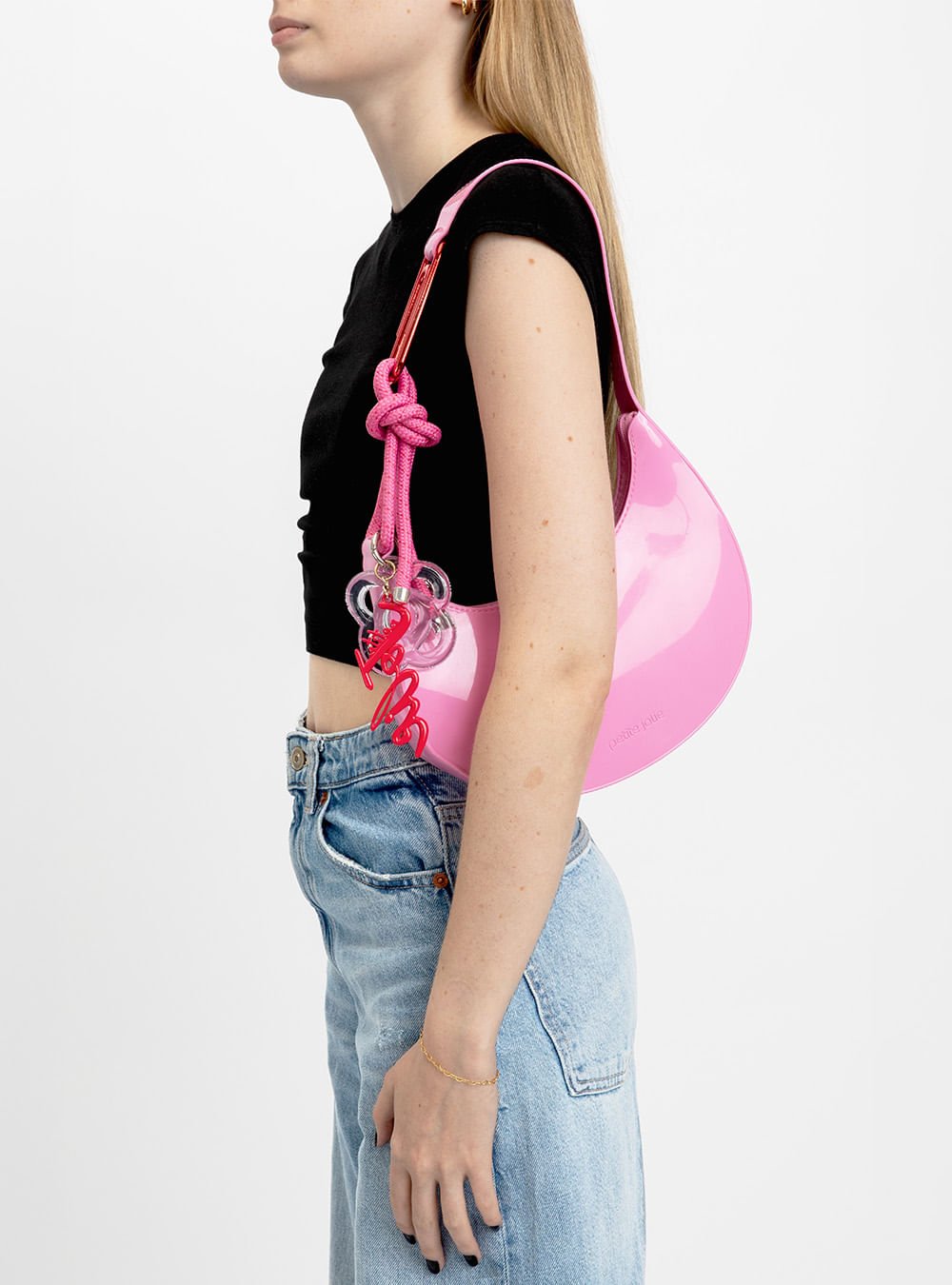 Bolsa Petite Jolie Moon Chiclete PJ11367 Rosa 4