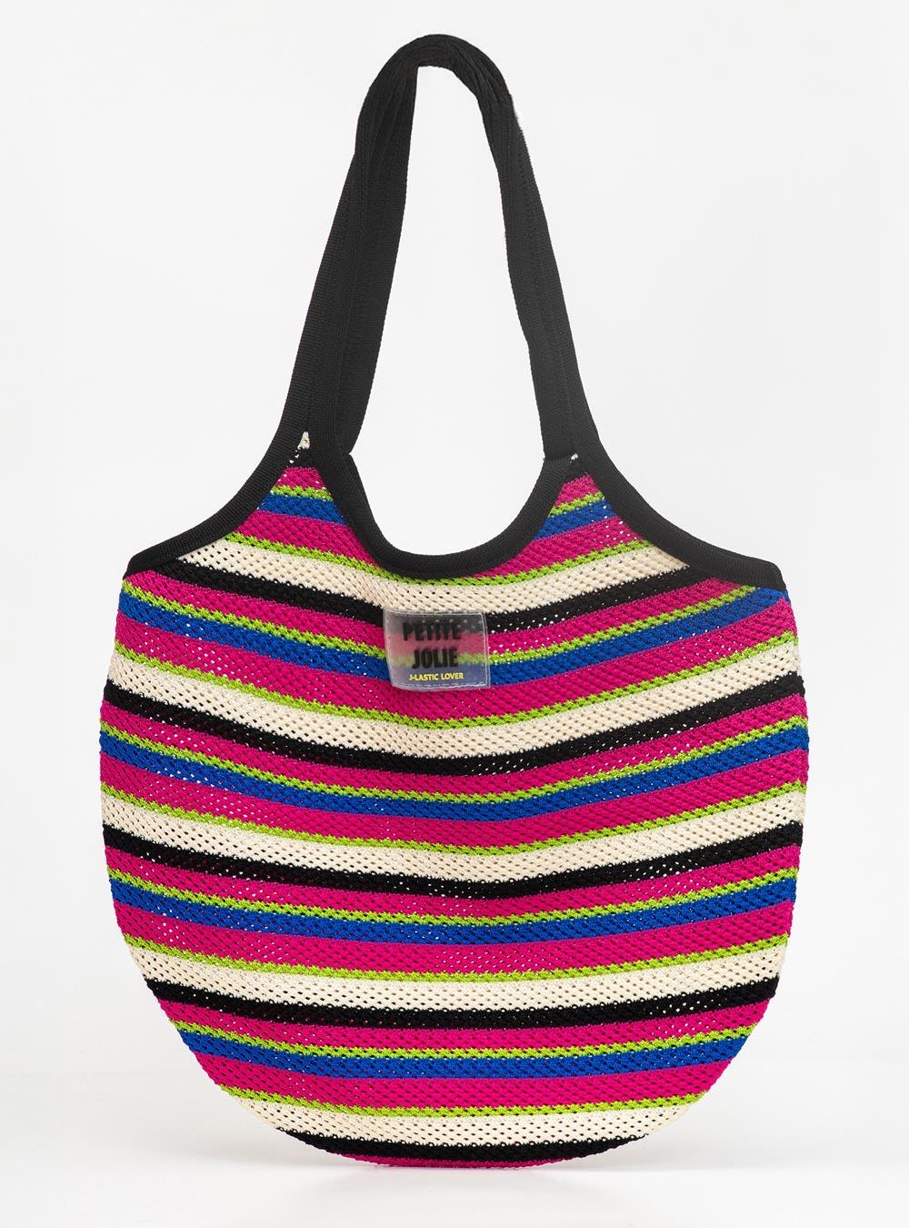 Bolsa Petite Jolie Maiorca Crochê Multicolor 3 PJ11380