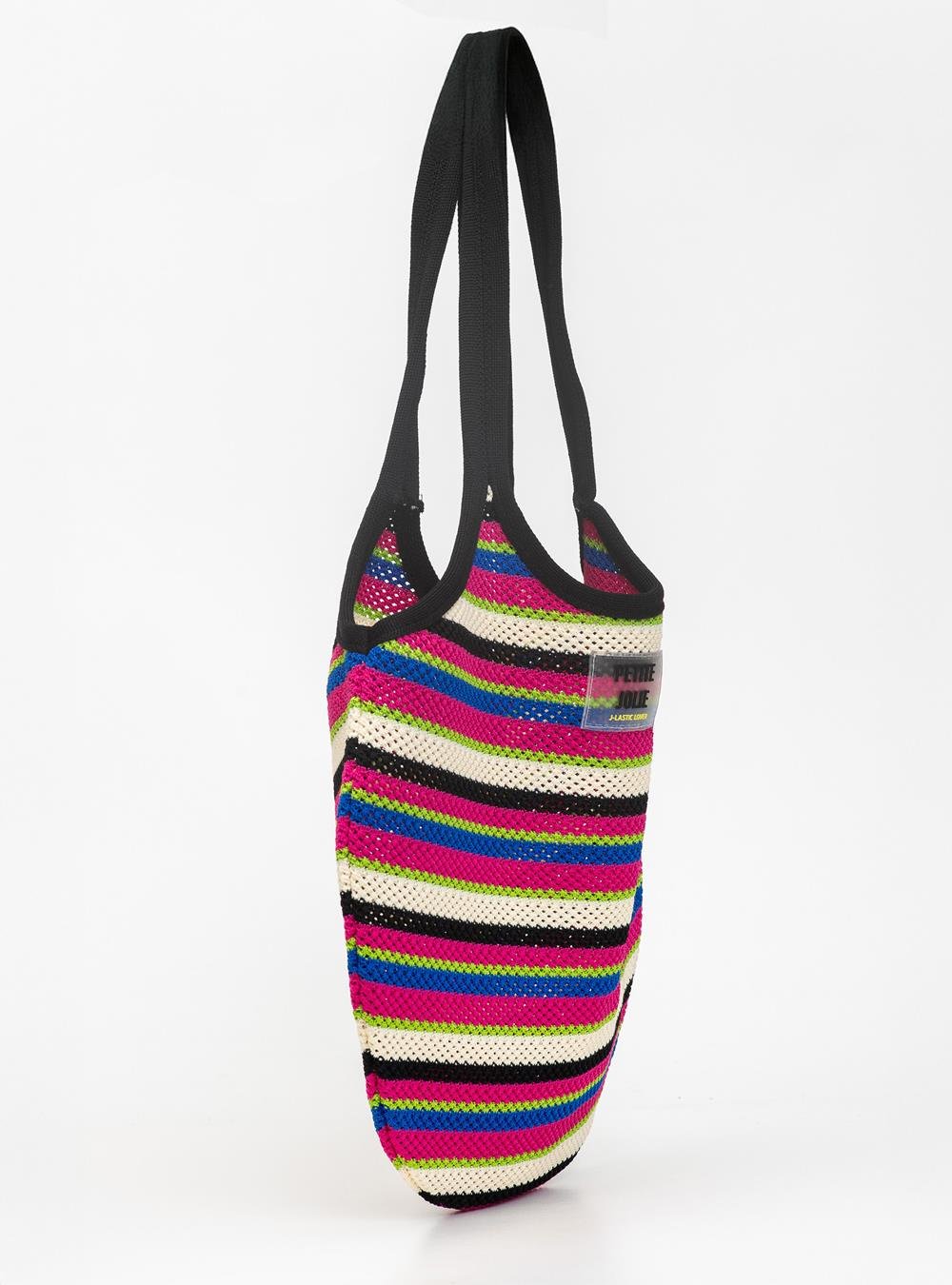 Bolsa Petite Jolie Maiorca Crochê Multicolor 3 PJ11380 Multicores 3