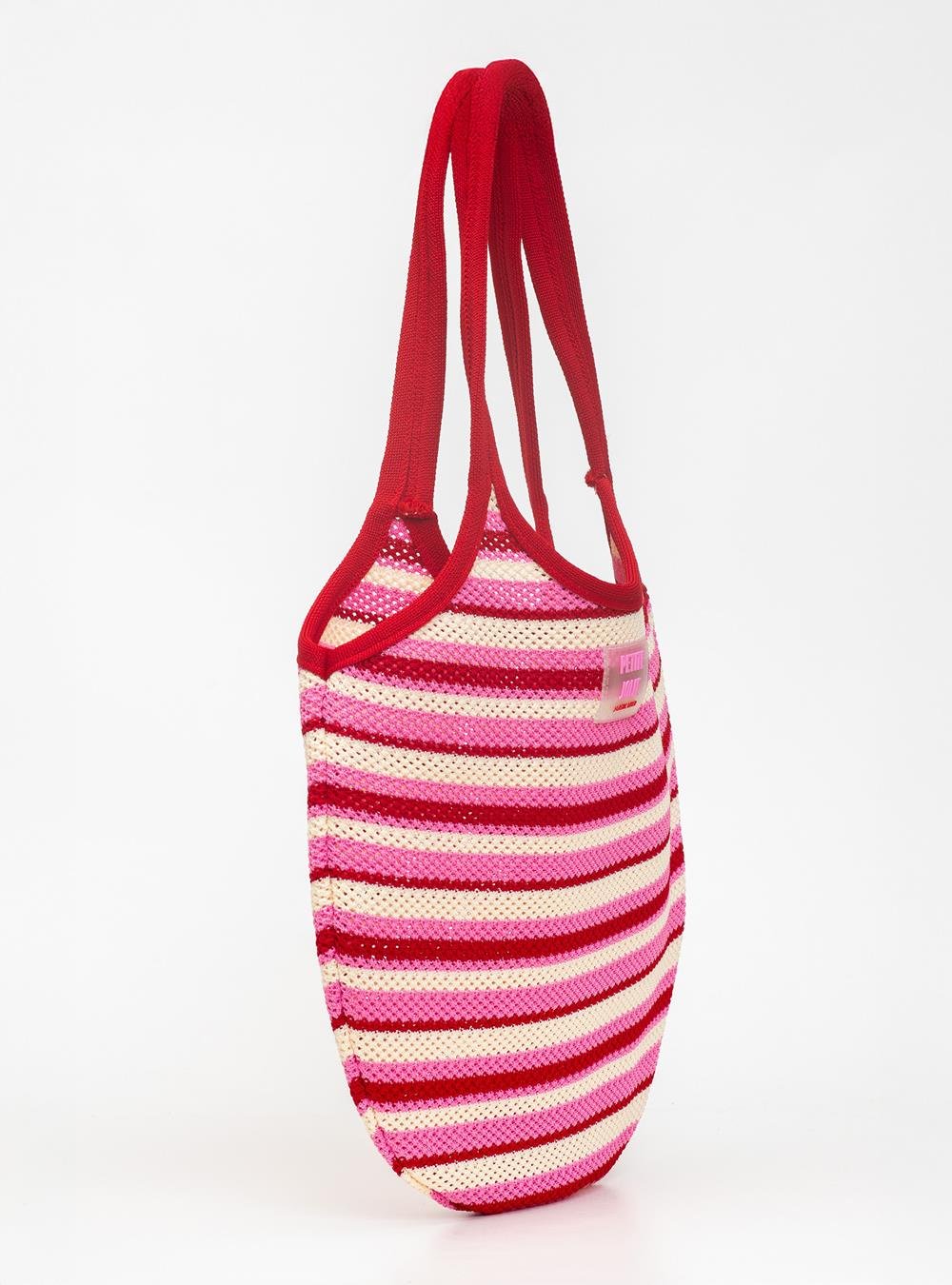 Bolsa Petite Jolie Maiorca Crochê Multicolor 2 PJ11380 Vermelho 3