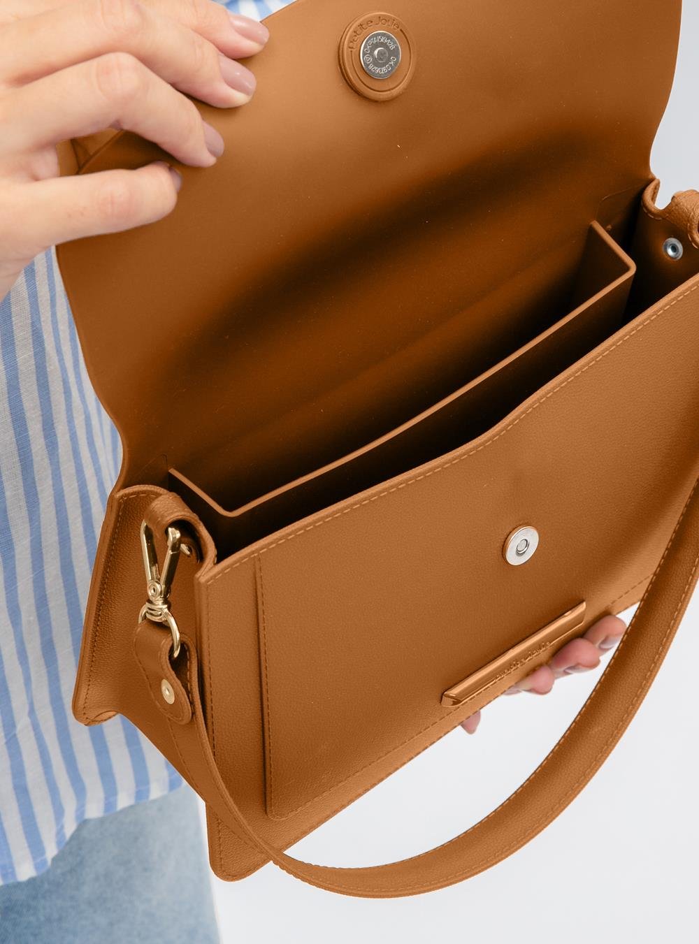 Bolsa Petite Jolie May Doce De Leite PJ11362 Bege 2