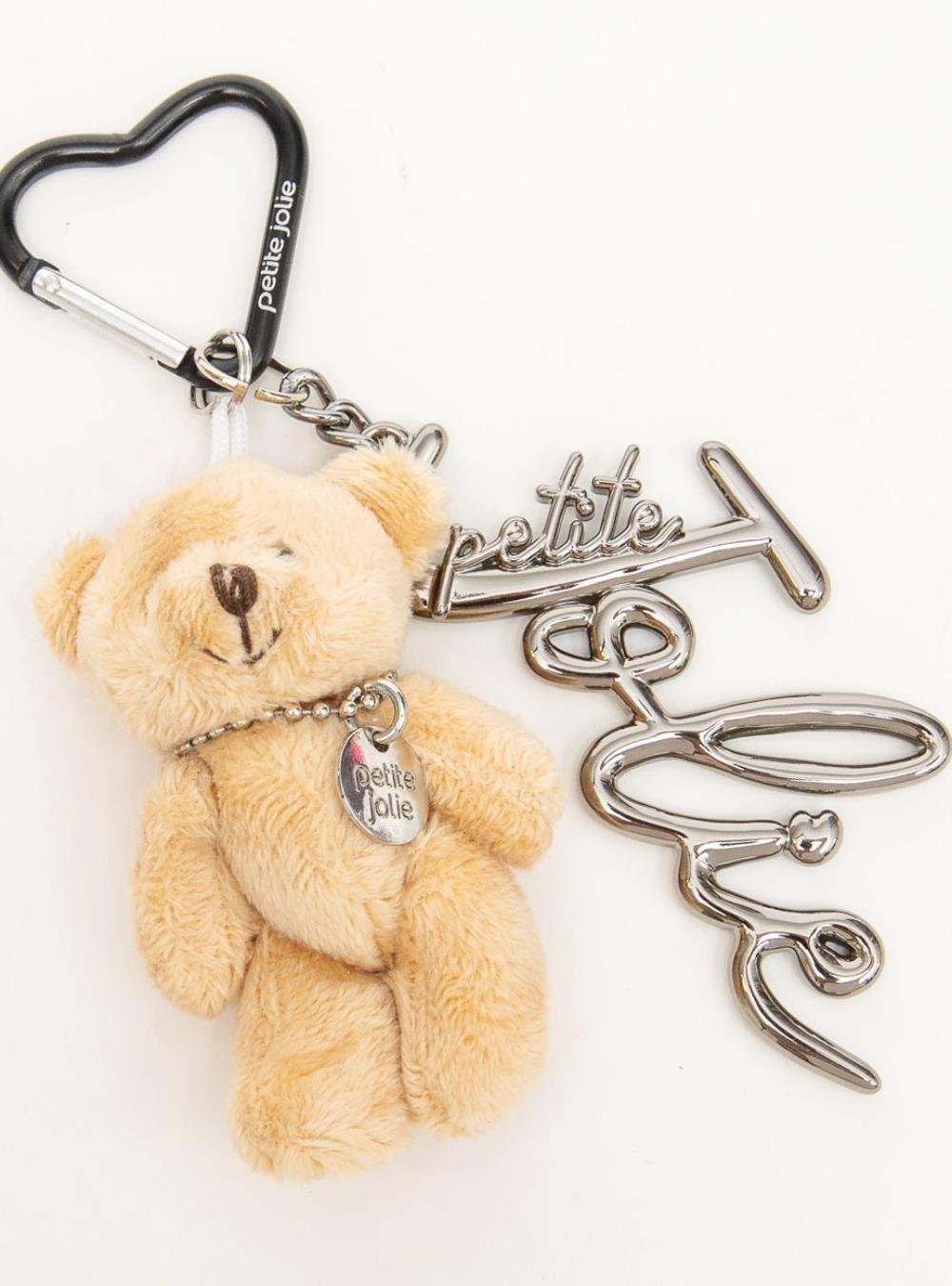 Chaveiro Urso Petite Jolie Grafite PJ20344 Bege 3