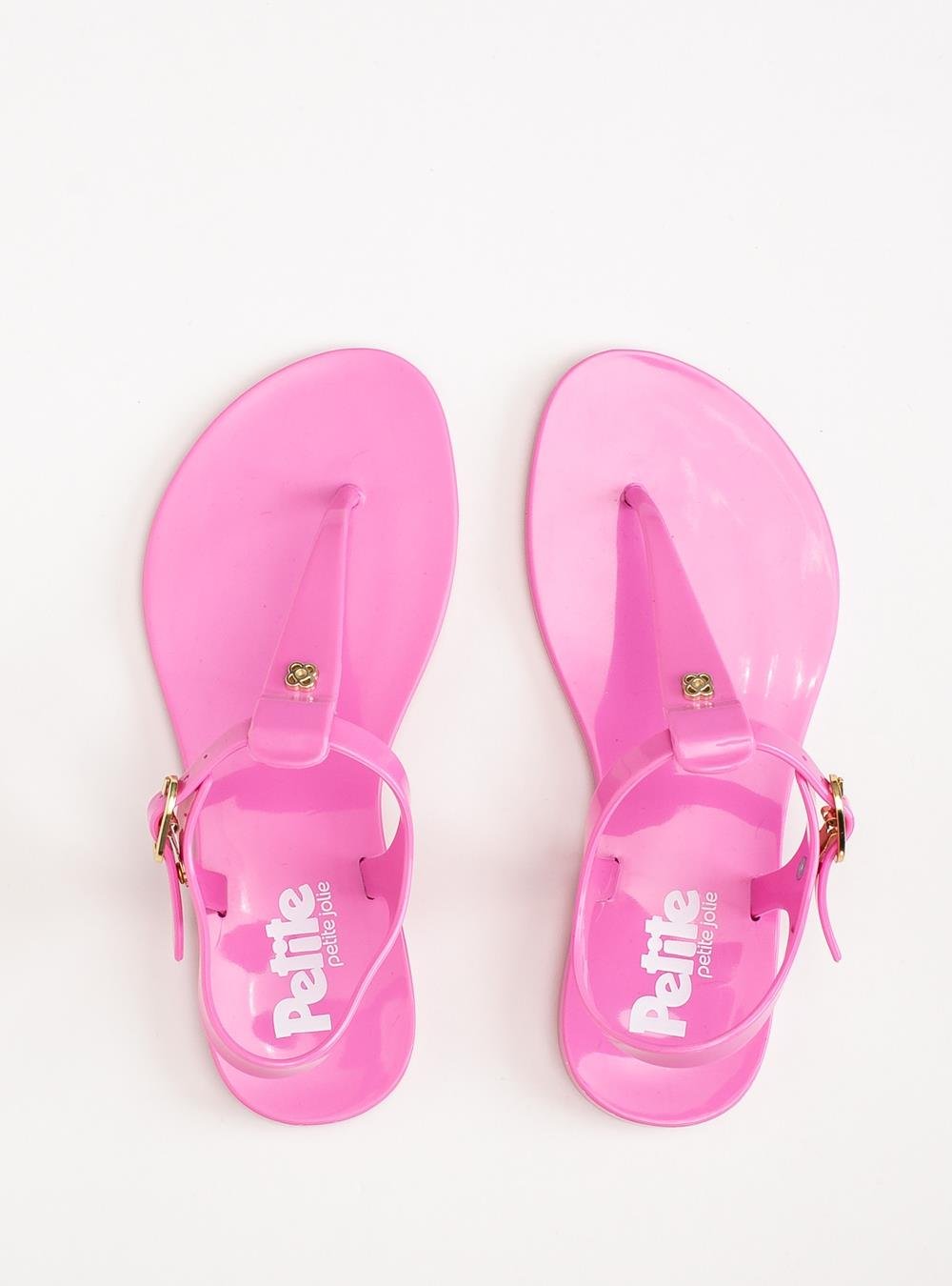 Sandália Infantil Petite Jolie Noah Chiclete PJ3340IN Rosa 2